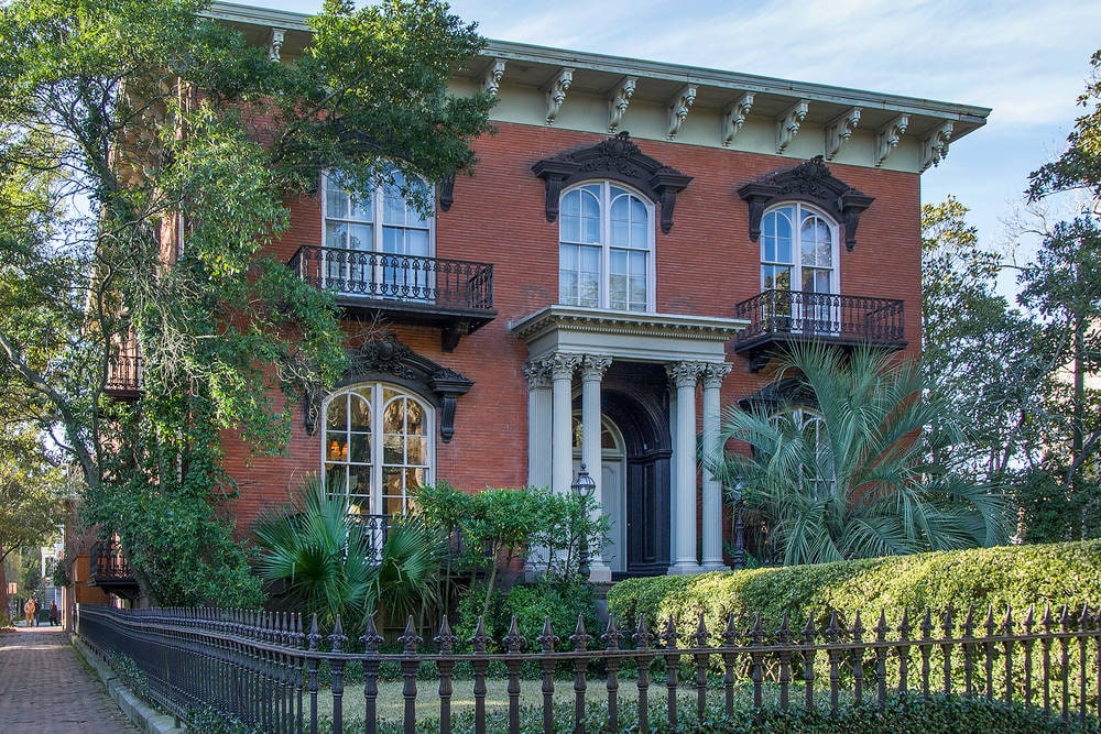 Mercer-Williams House Museum, setting of John Berendt's novel "Midnight in the Garden of Good and Evil"