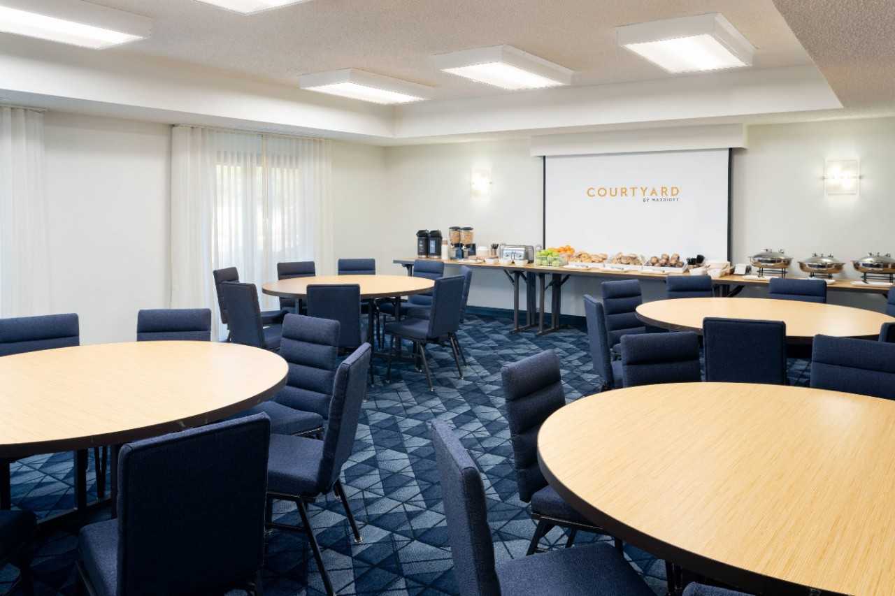 Meeting Space with round tables