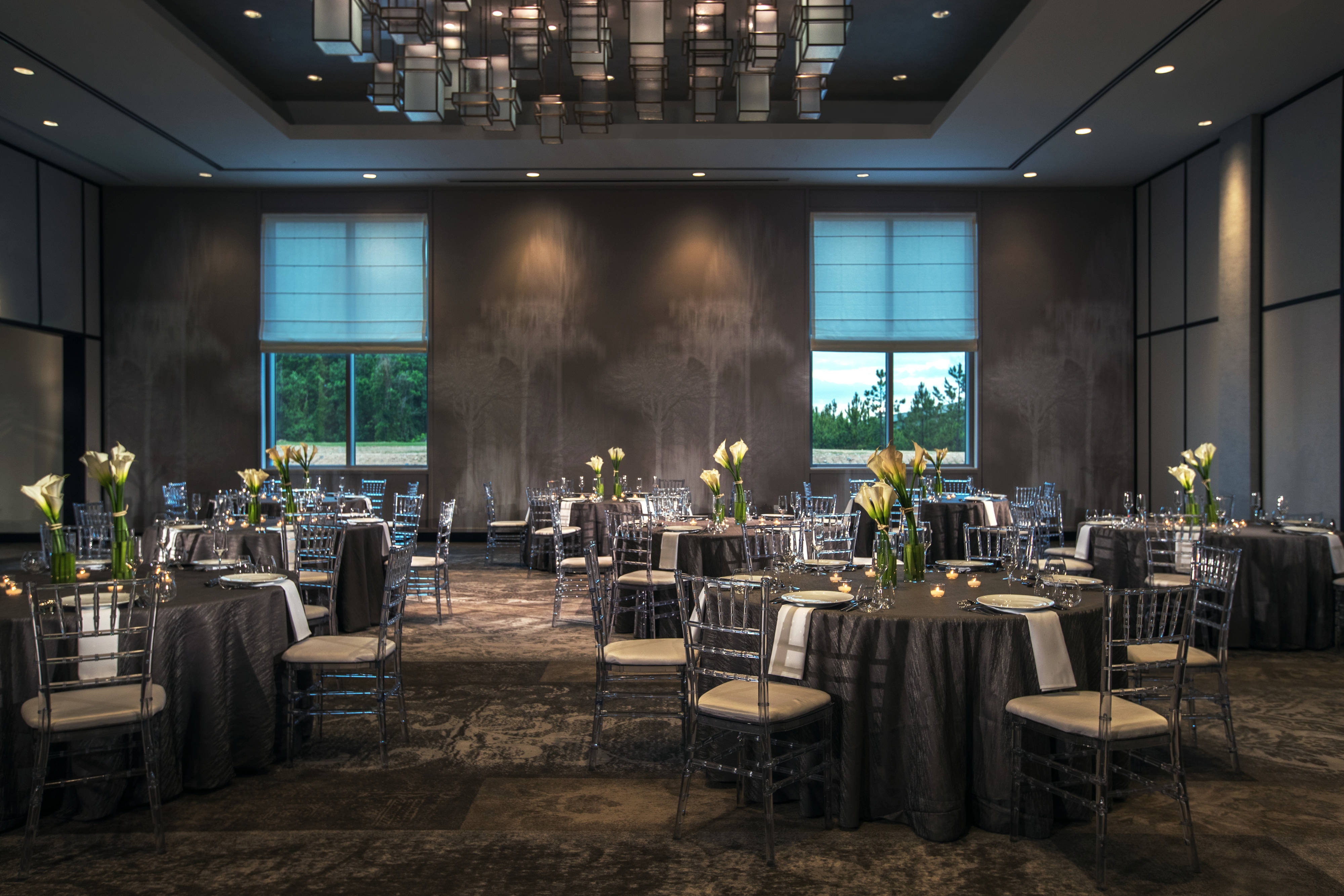 Ballroom banquet setup