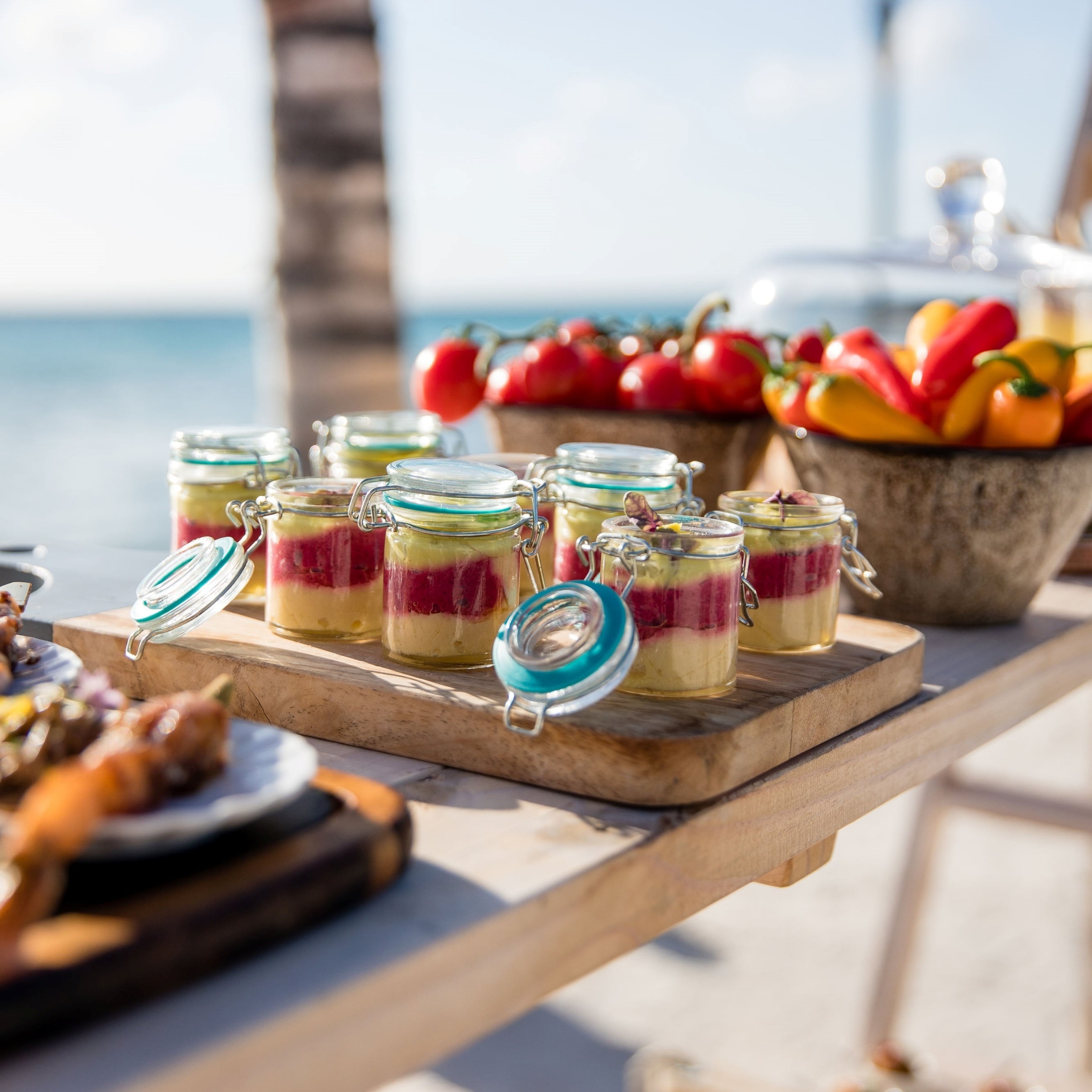 Disposición de bufet