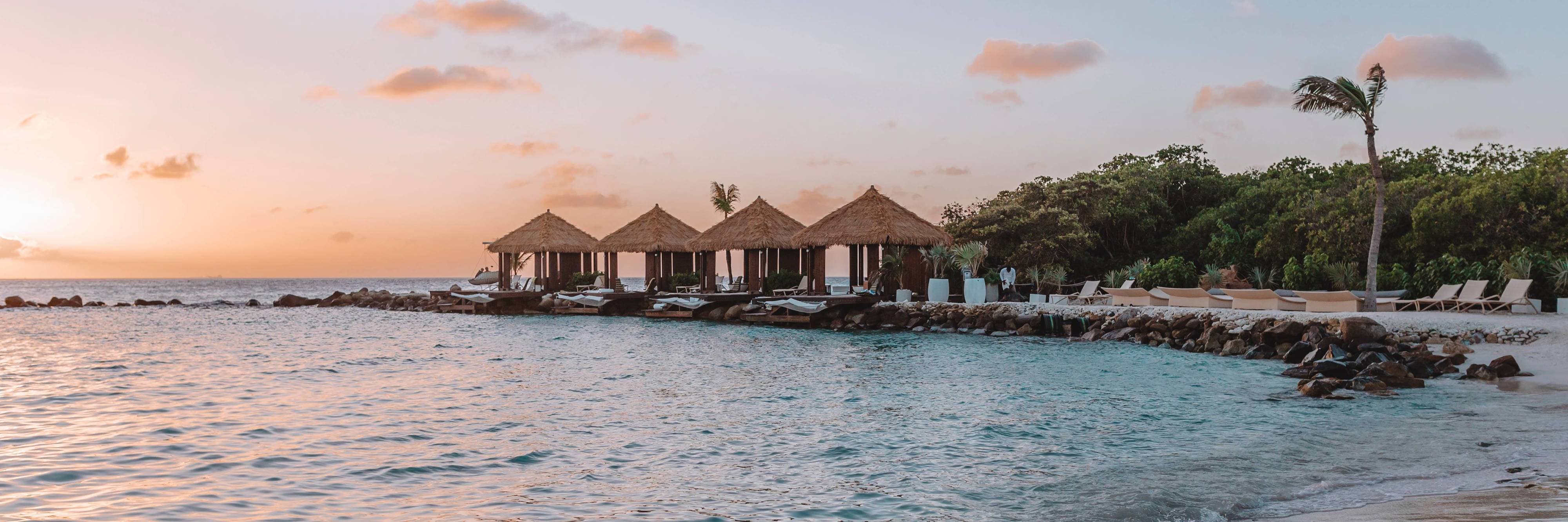 Beach cabanas