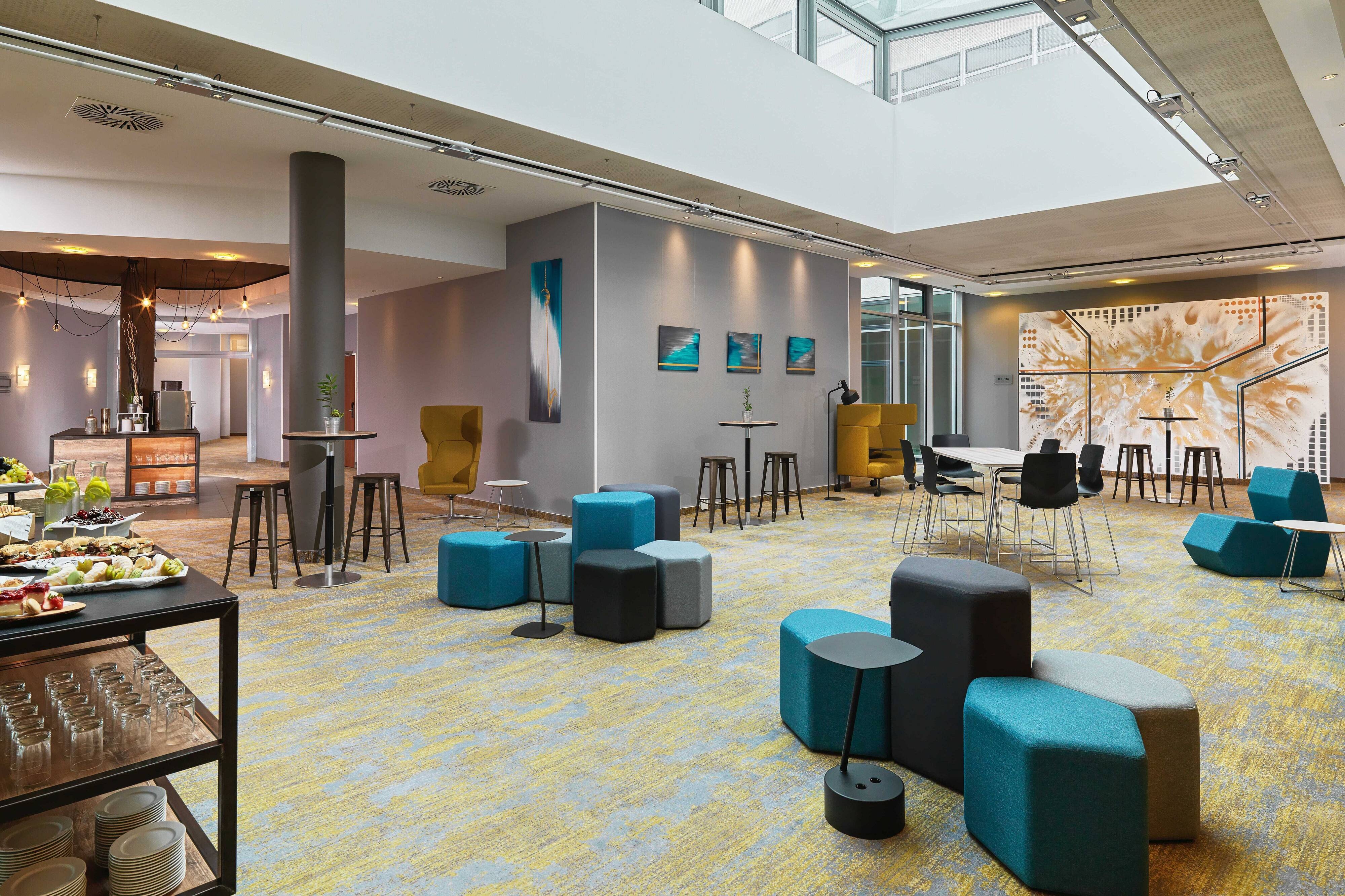 Foyer with snacks 