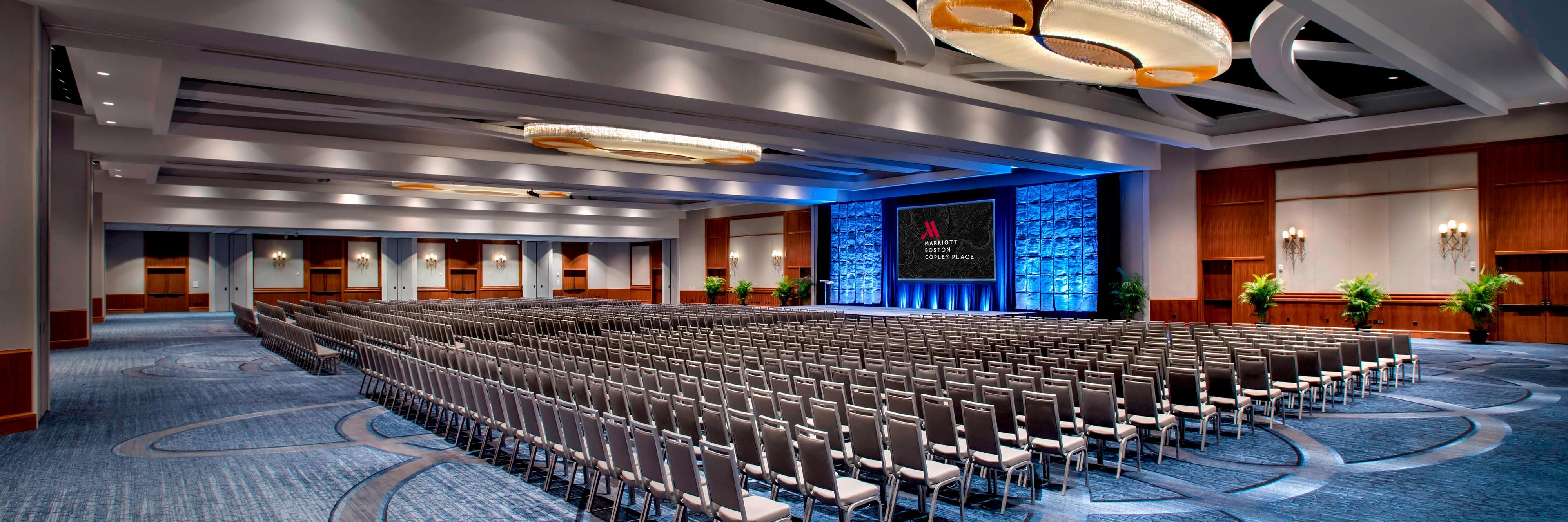 Ballroom theater setup