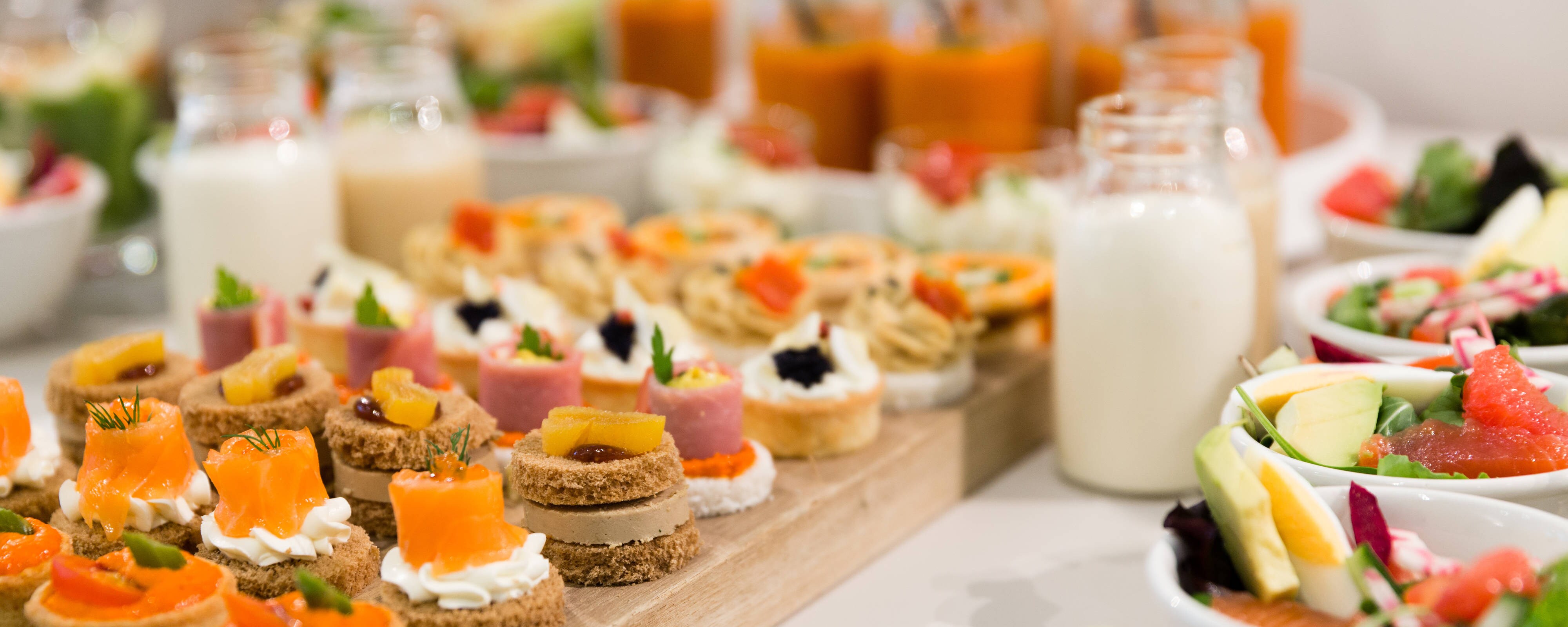 A selection of savory foods