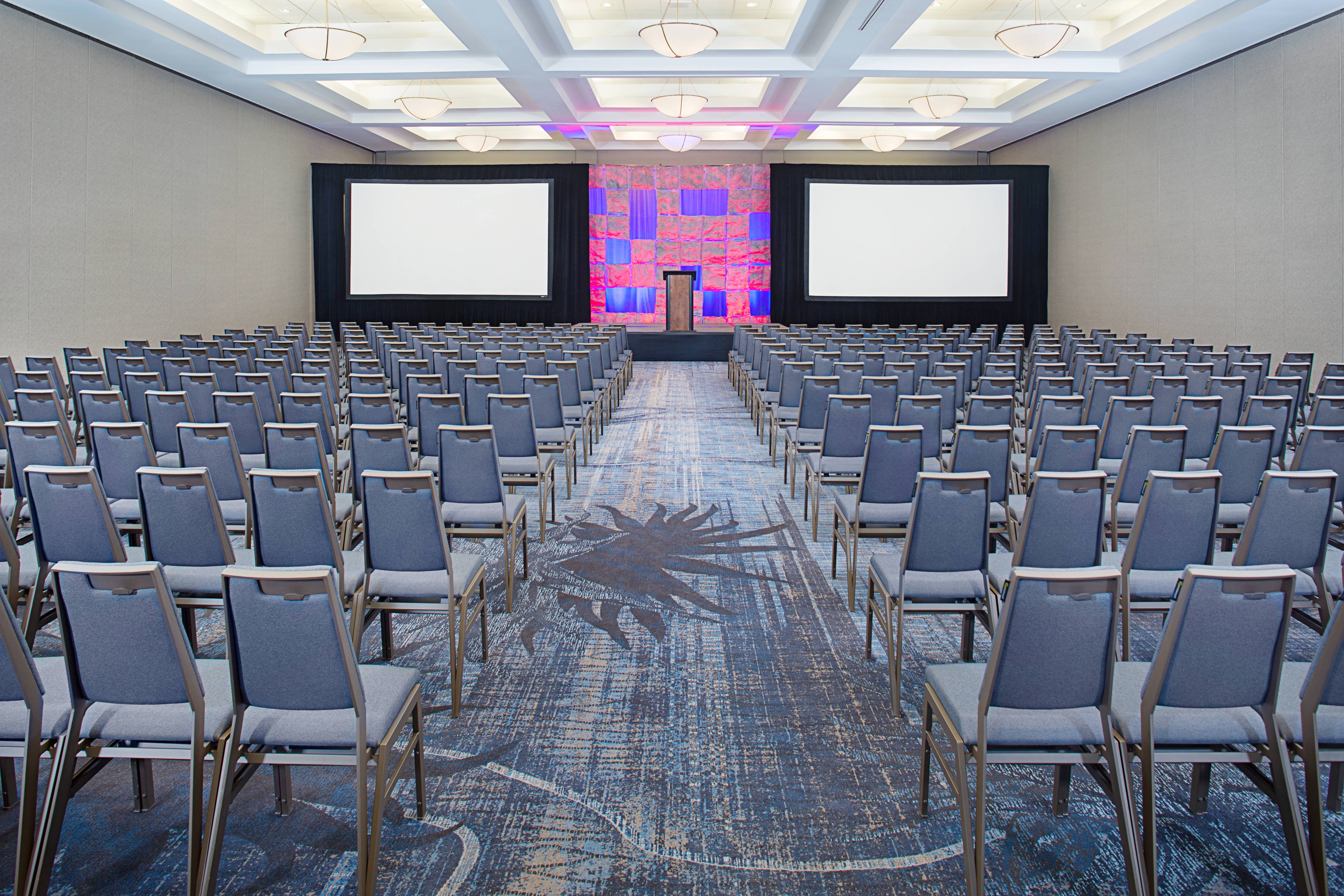 Ballroom theatre setup