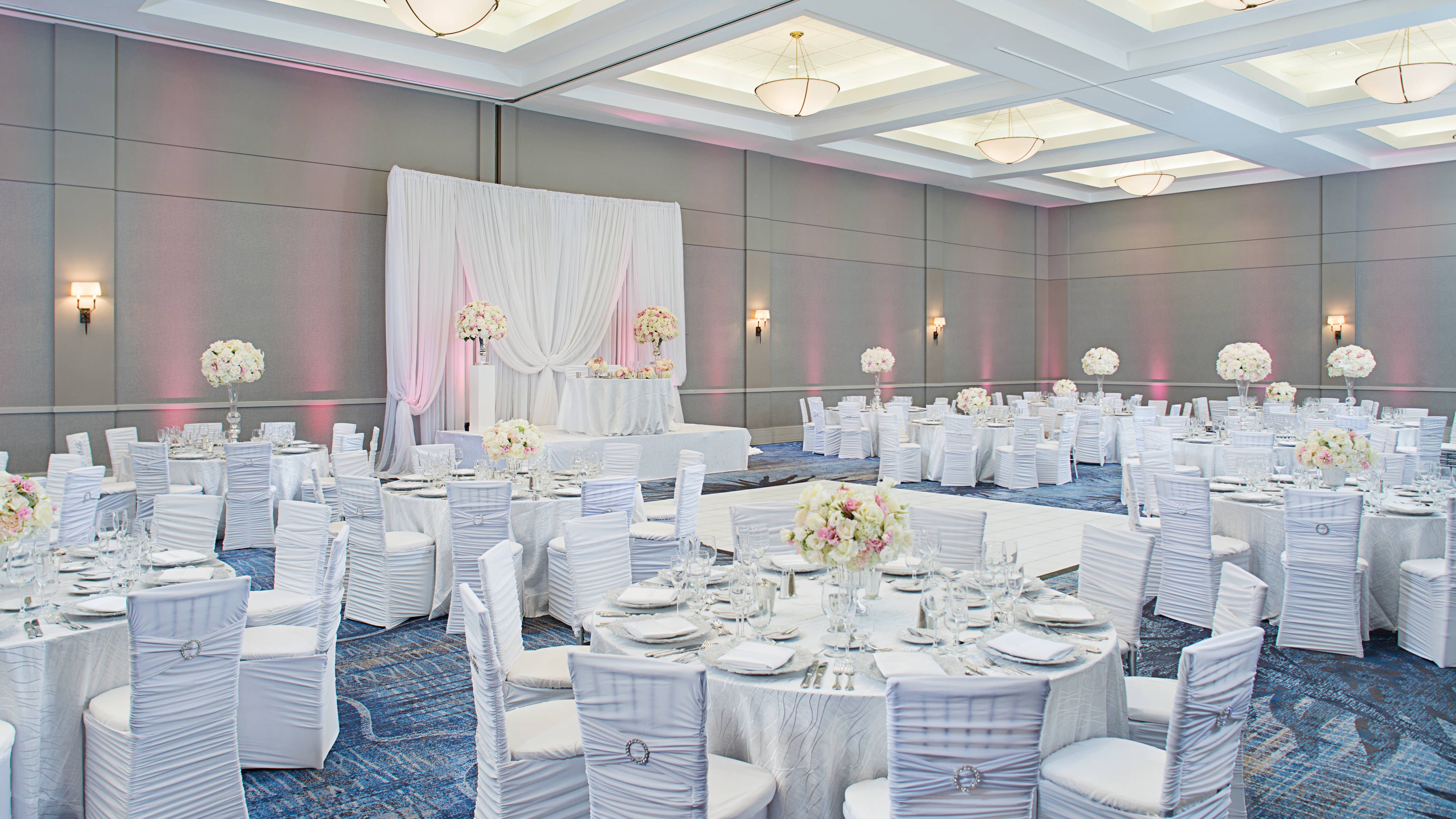 Ballroom banquet setup