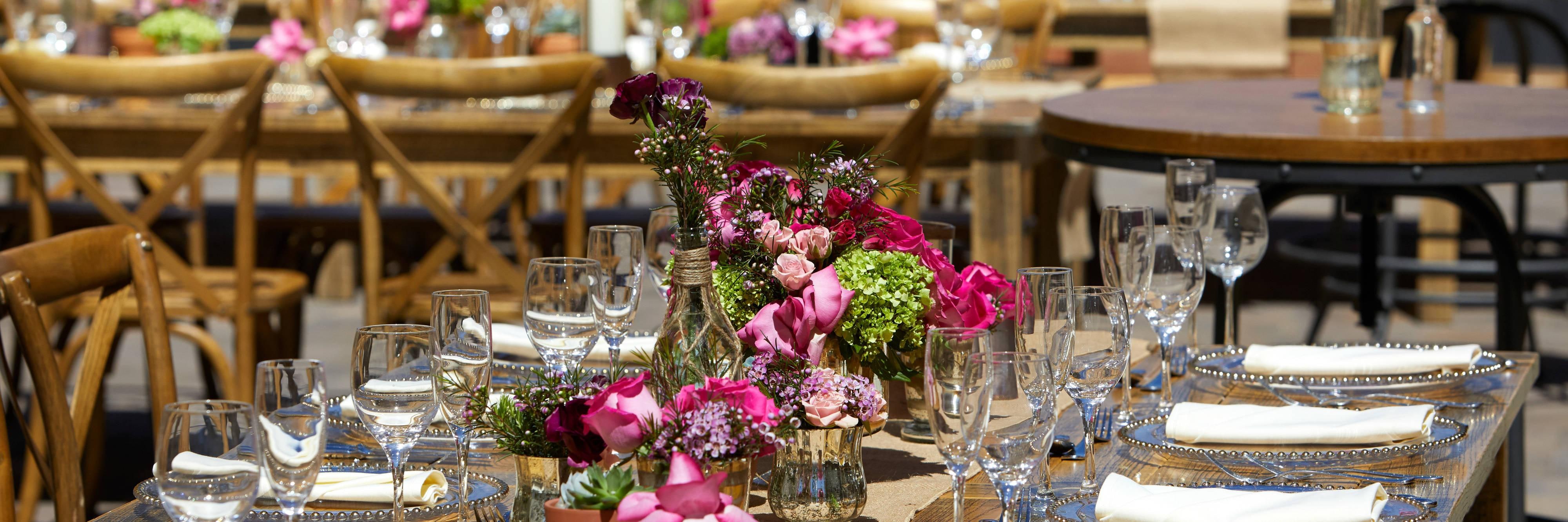 Wedding Reception table details