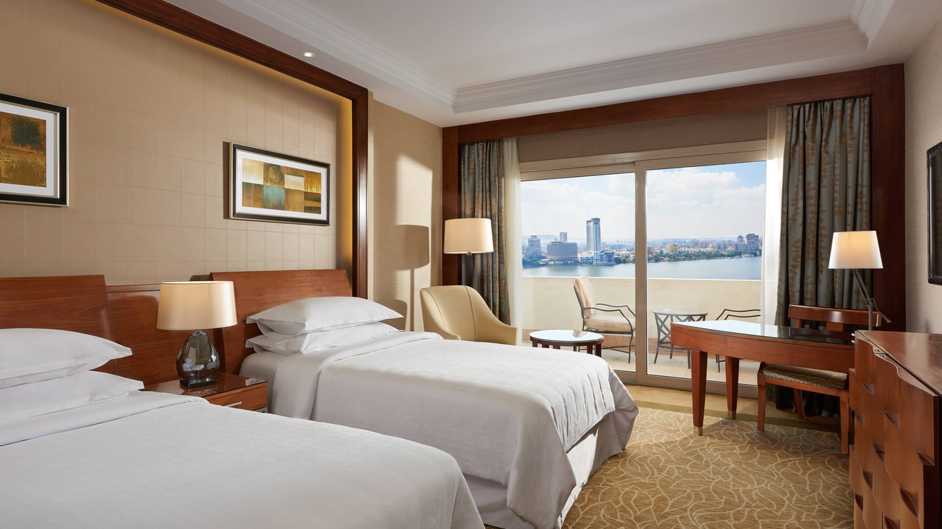 Twin Nile Partial View Club Level Guest Room with Balcony