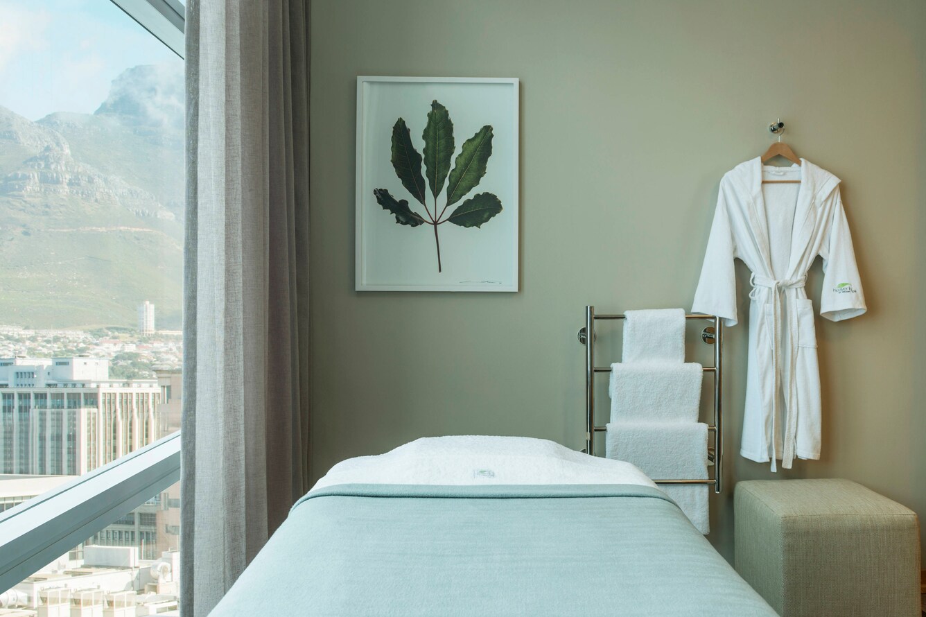 Massage table.
