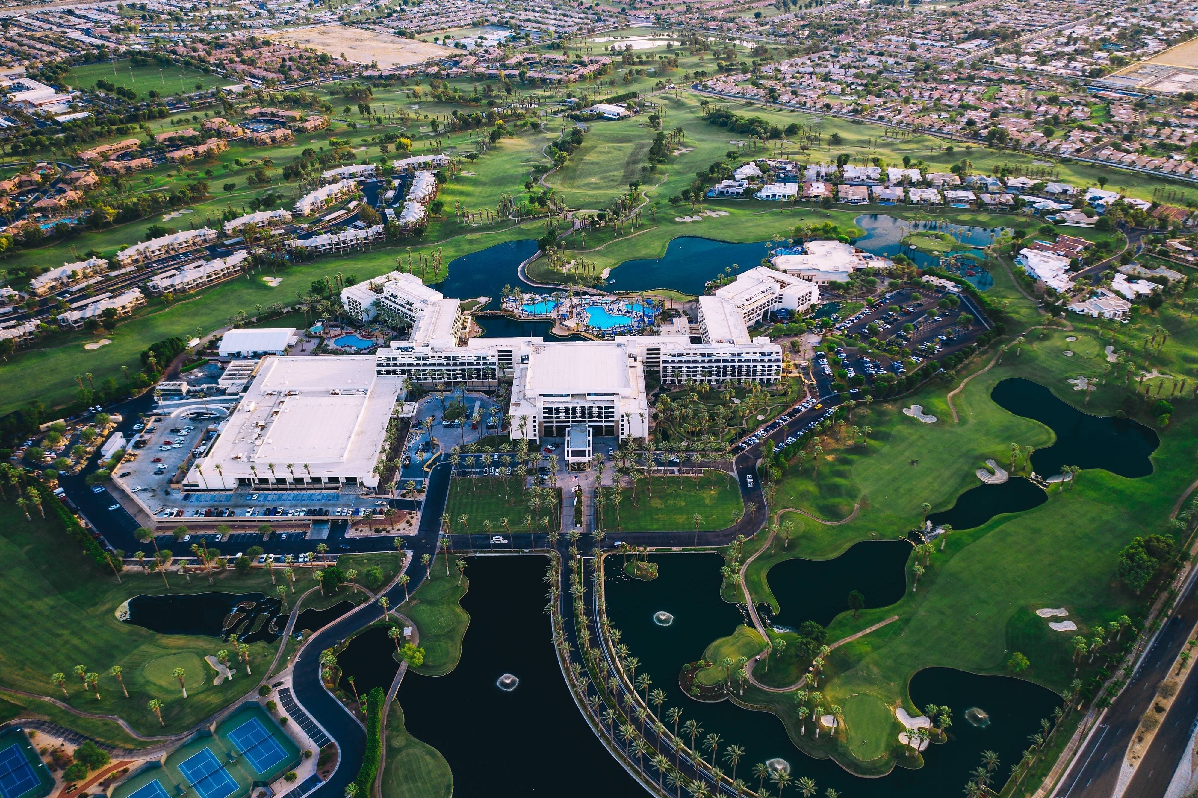 Resort aerial view