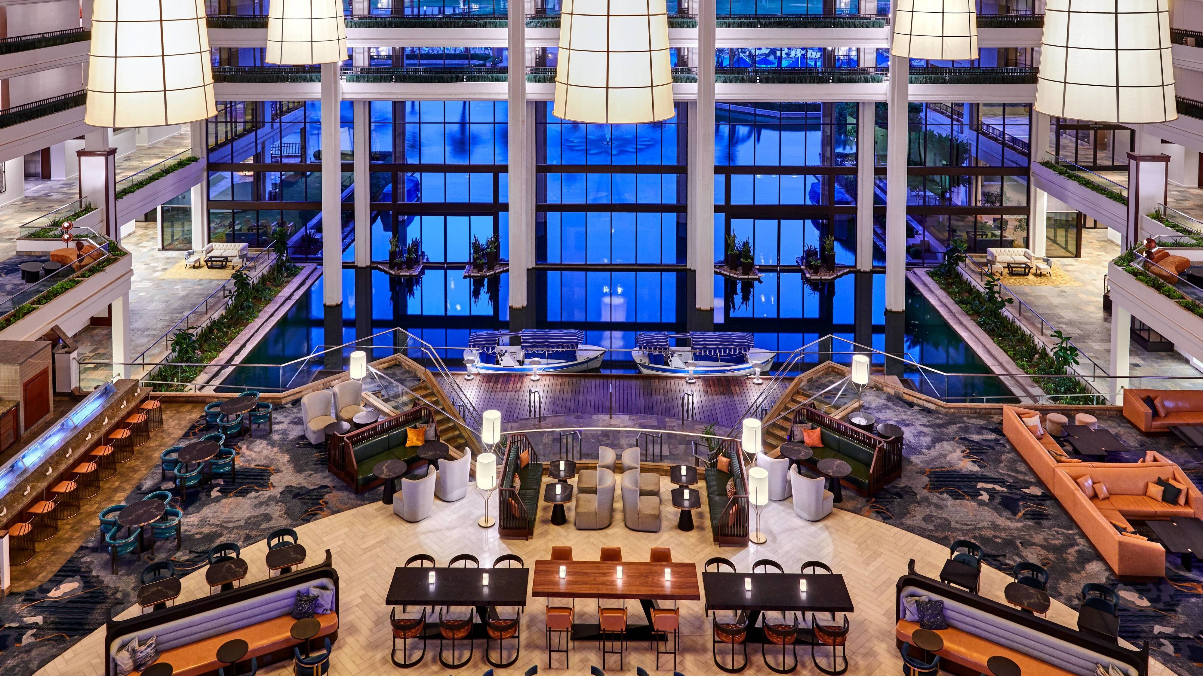 Resort lobby