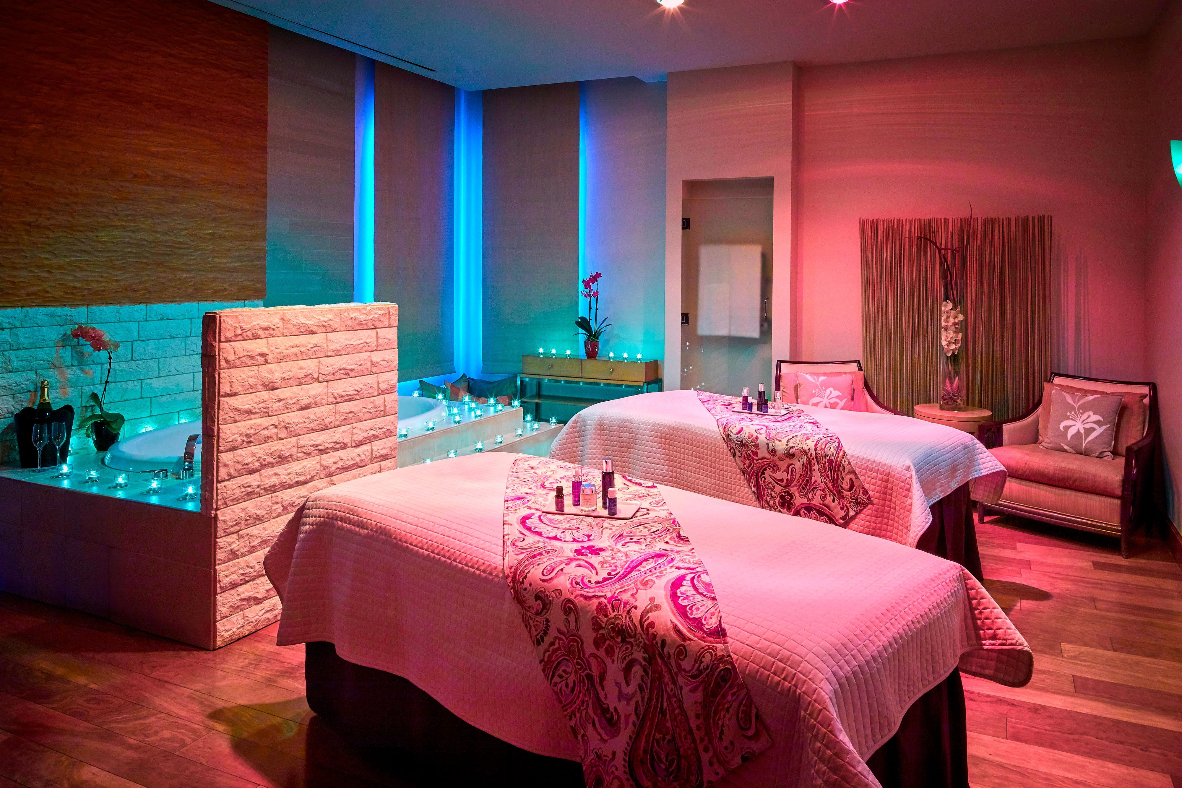 Luxury spa tables