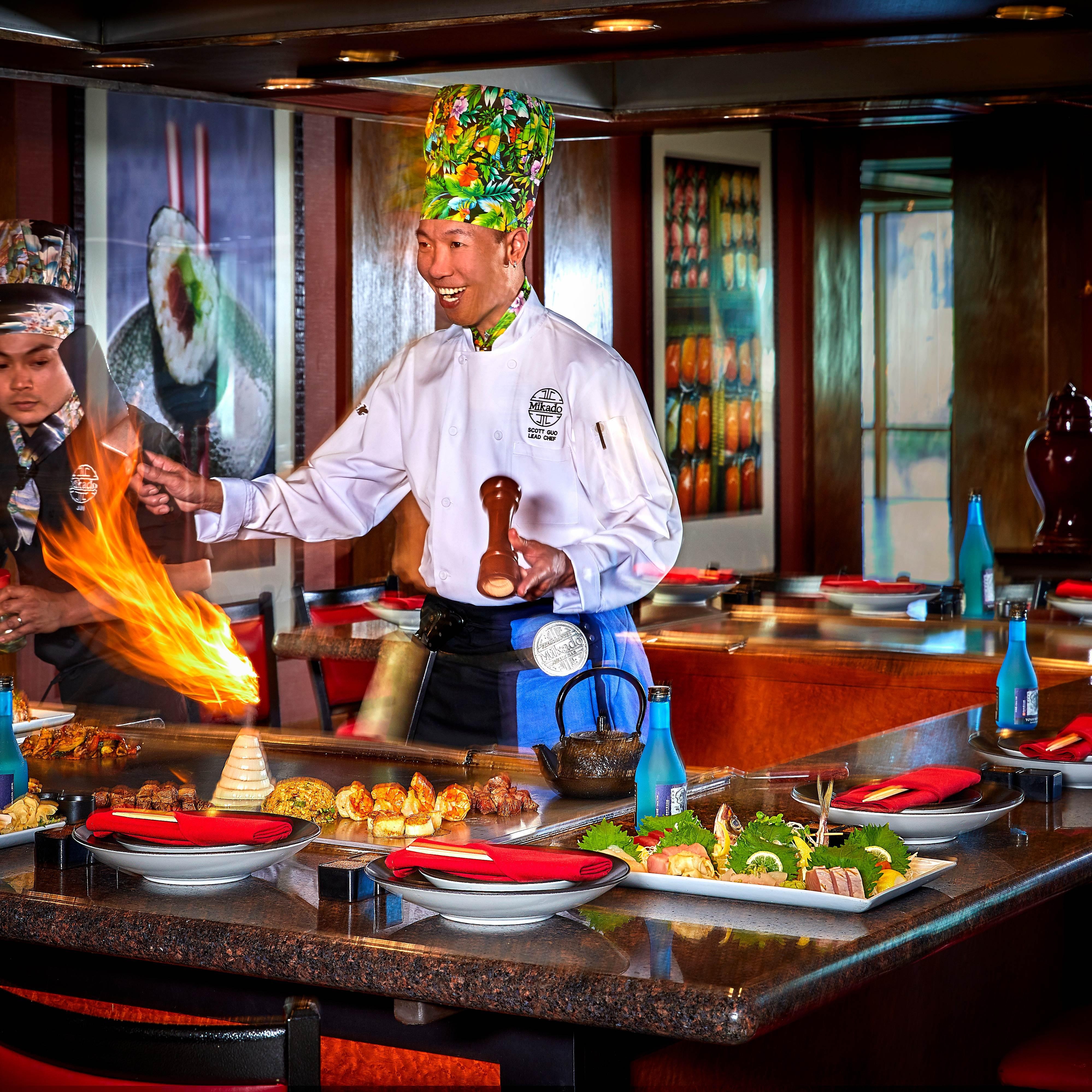 Steakhouse Chef cooking