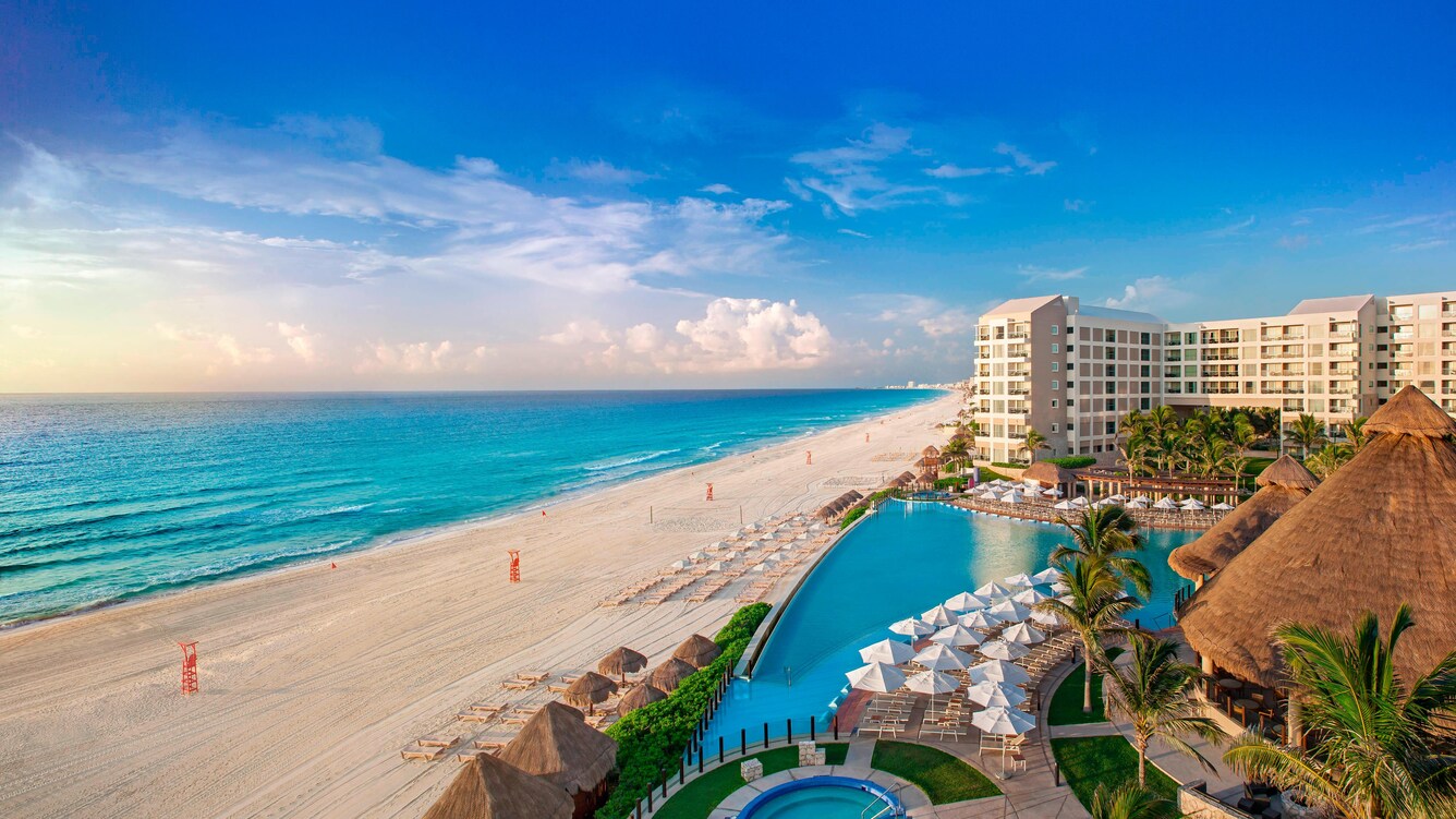 Aerial View - Beach & Pool