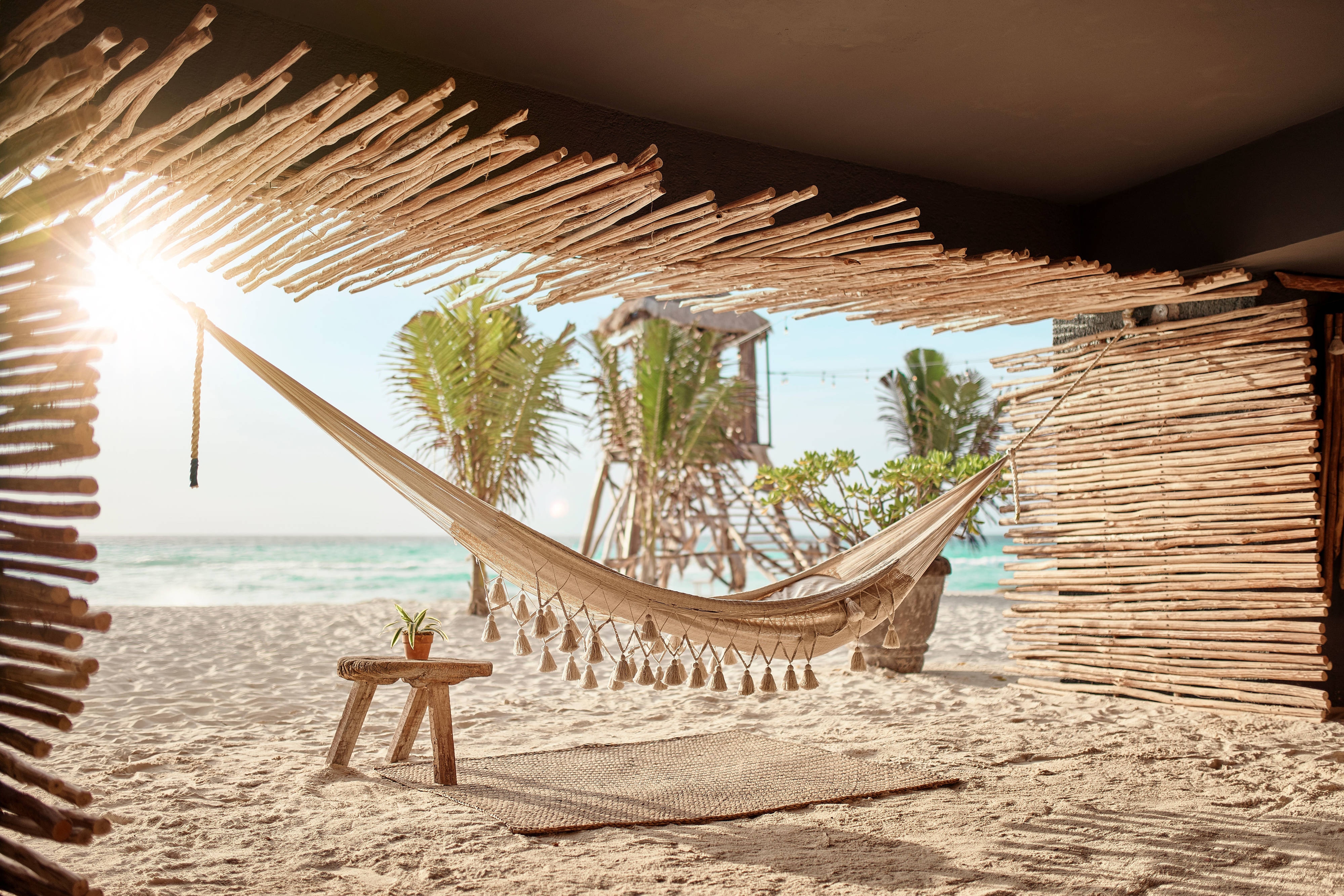 Hamaca en la playa