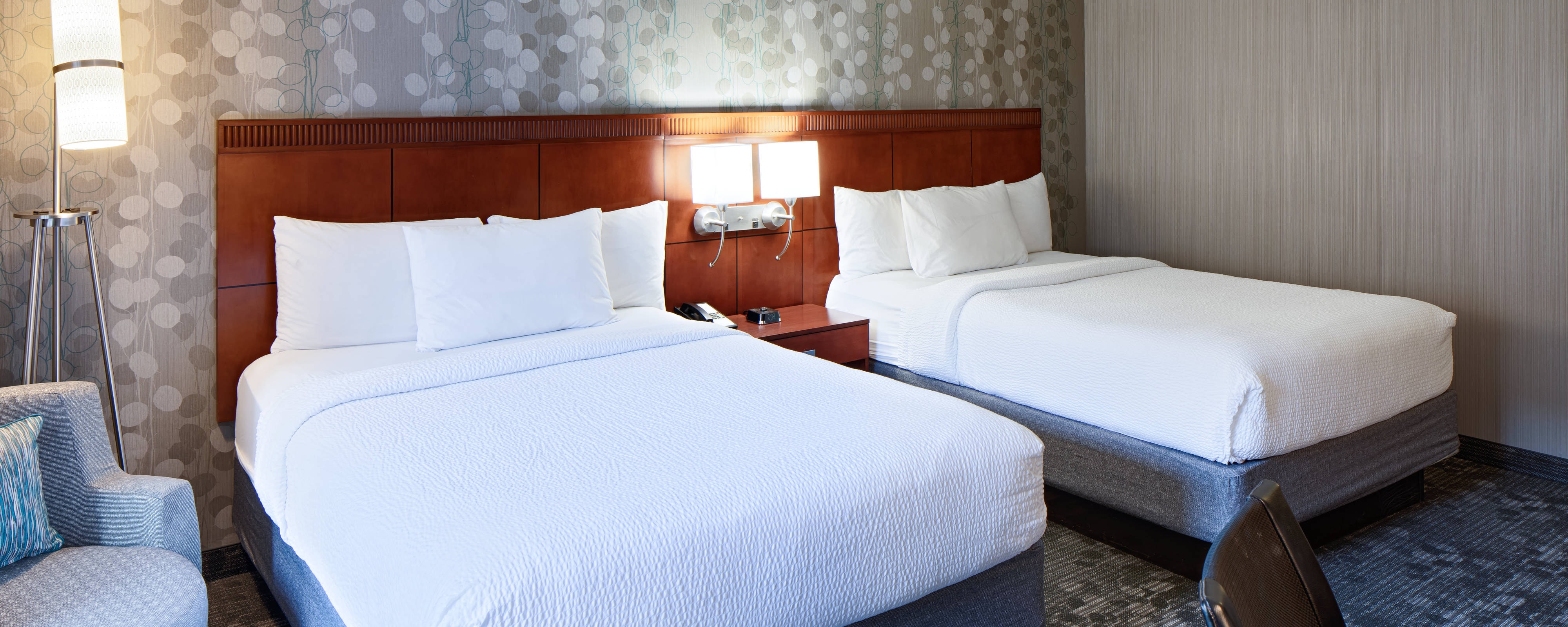 Guest room with two beds