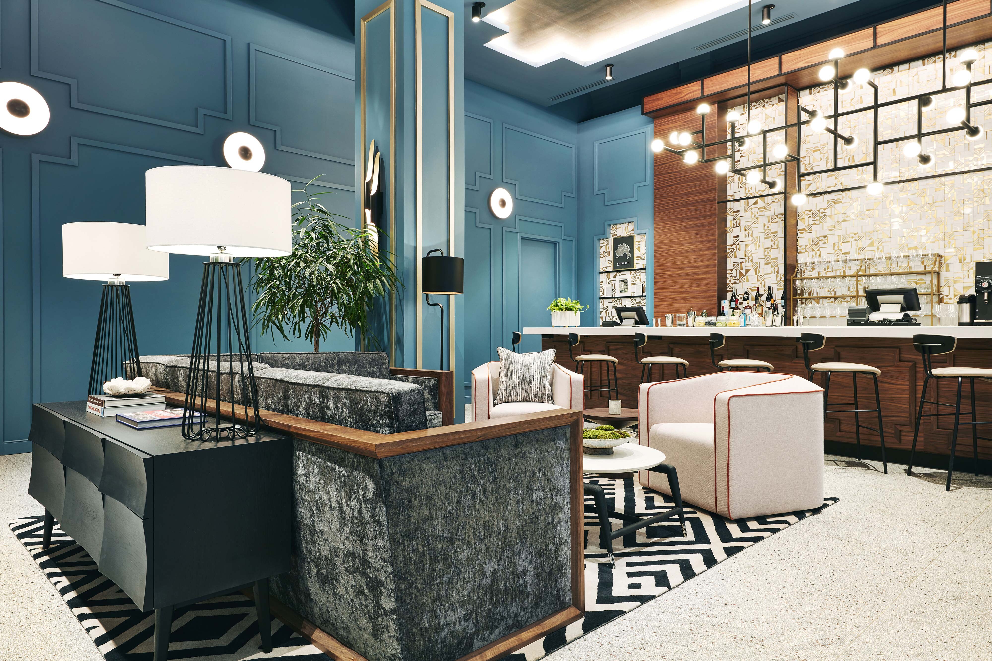 Lobby seating area
