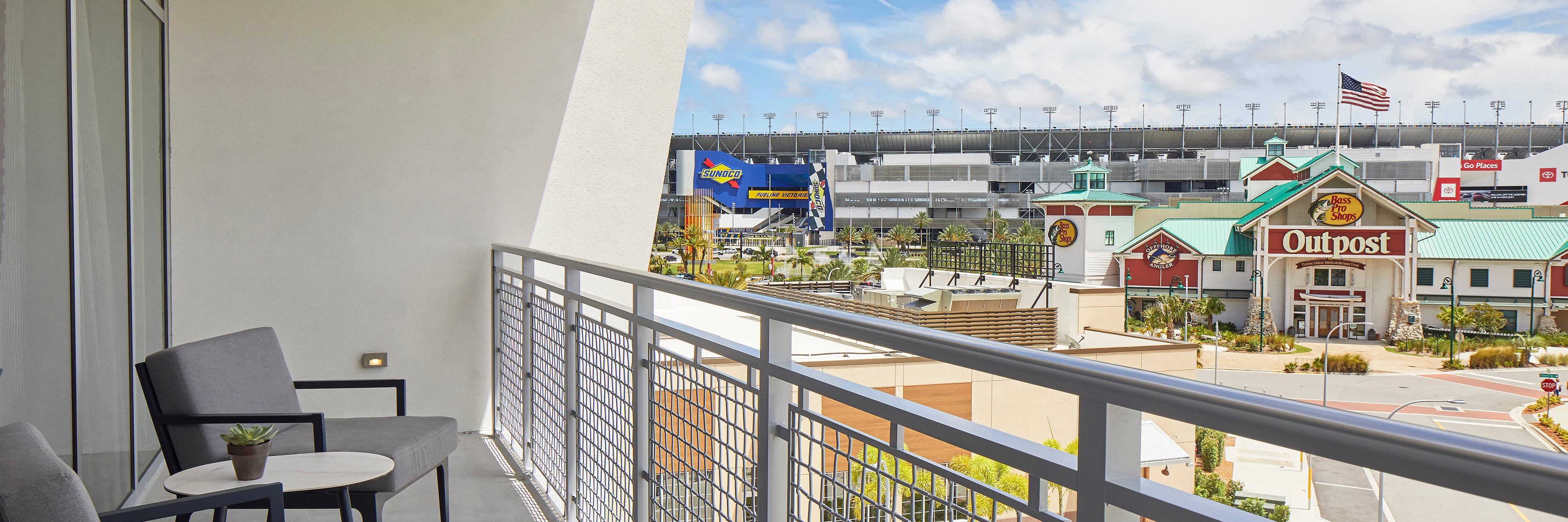 Balcony with view