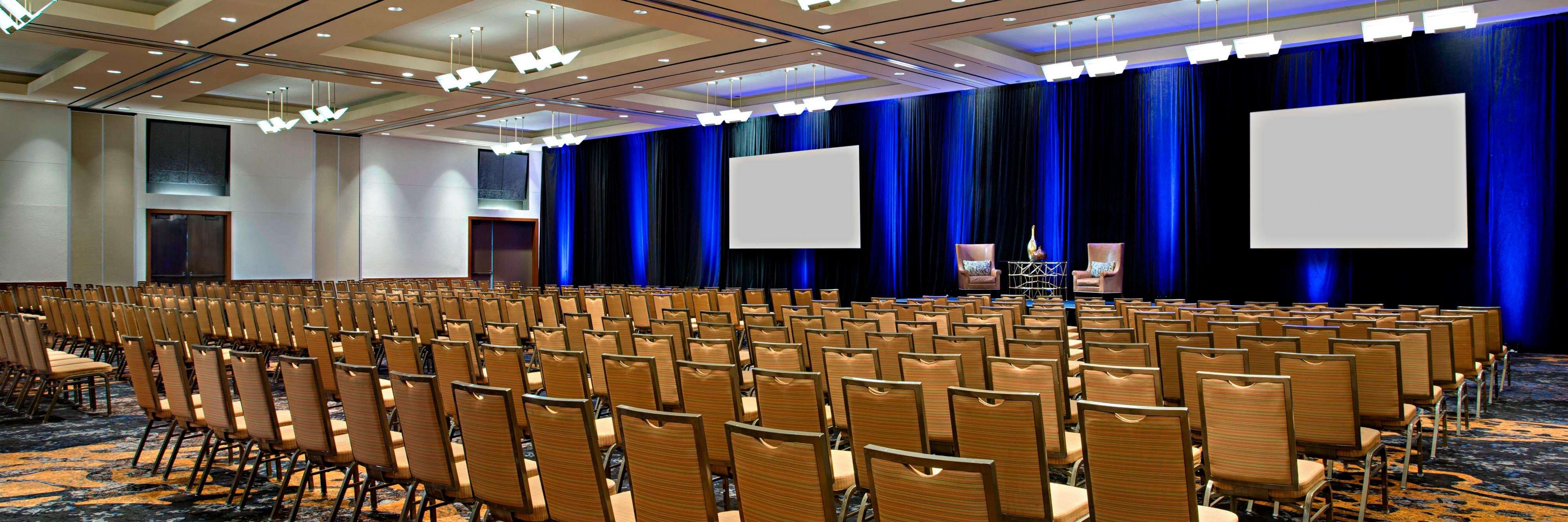 Ballroom theater setup 