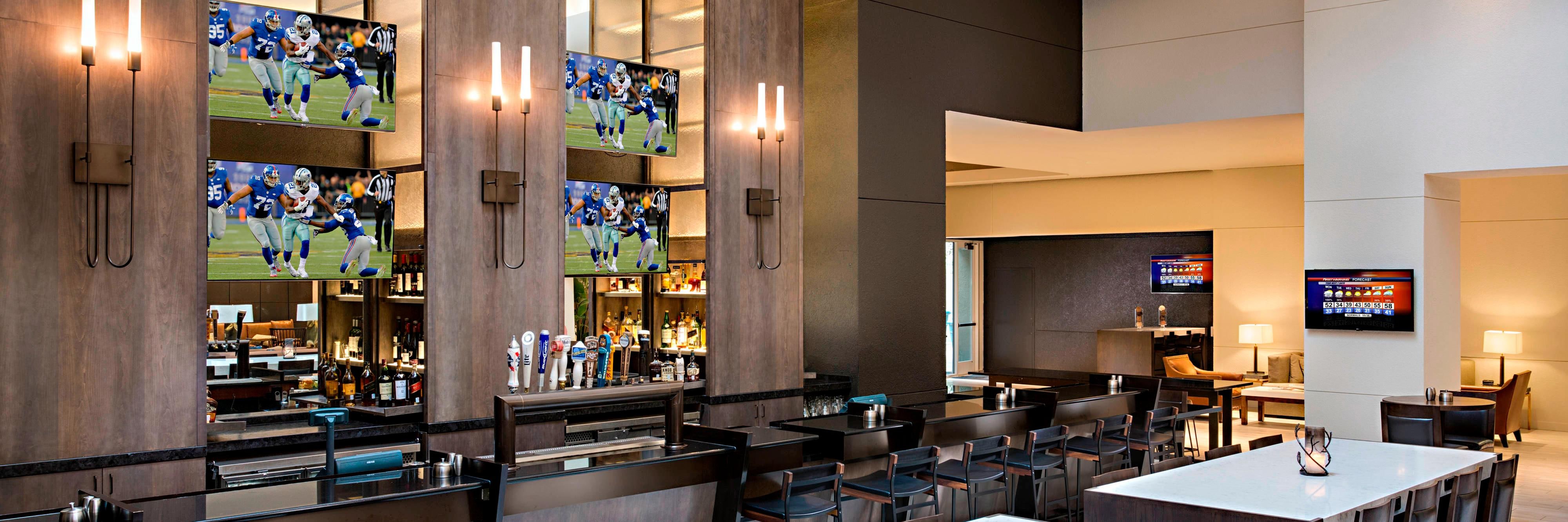 Bar seating area