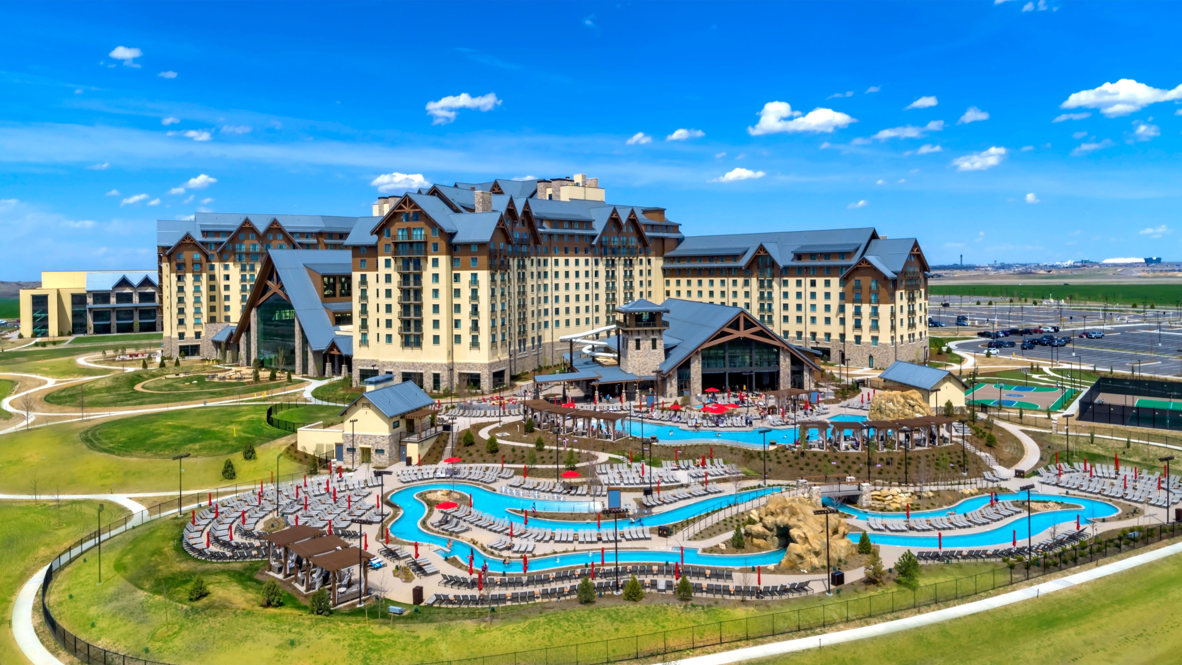 Resort exterior pools