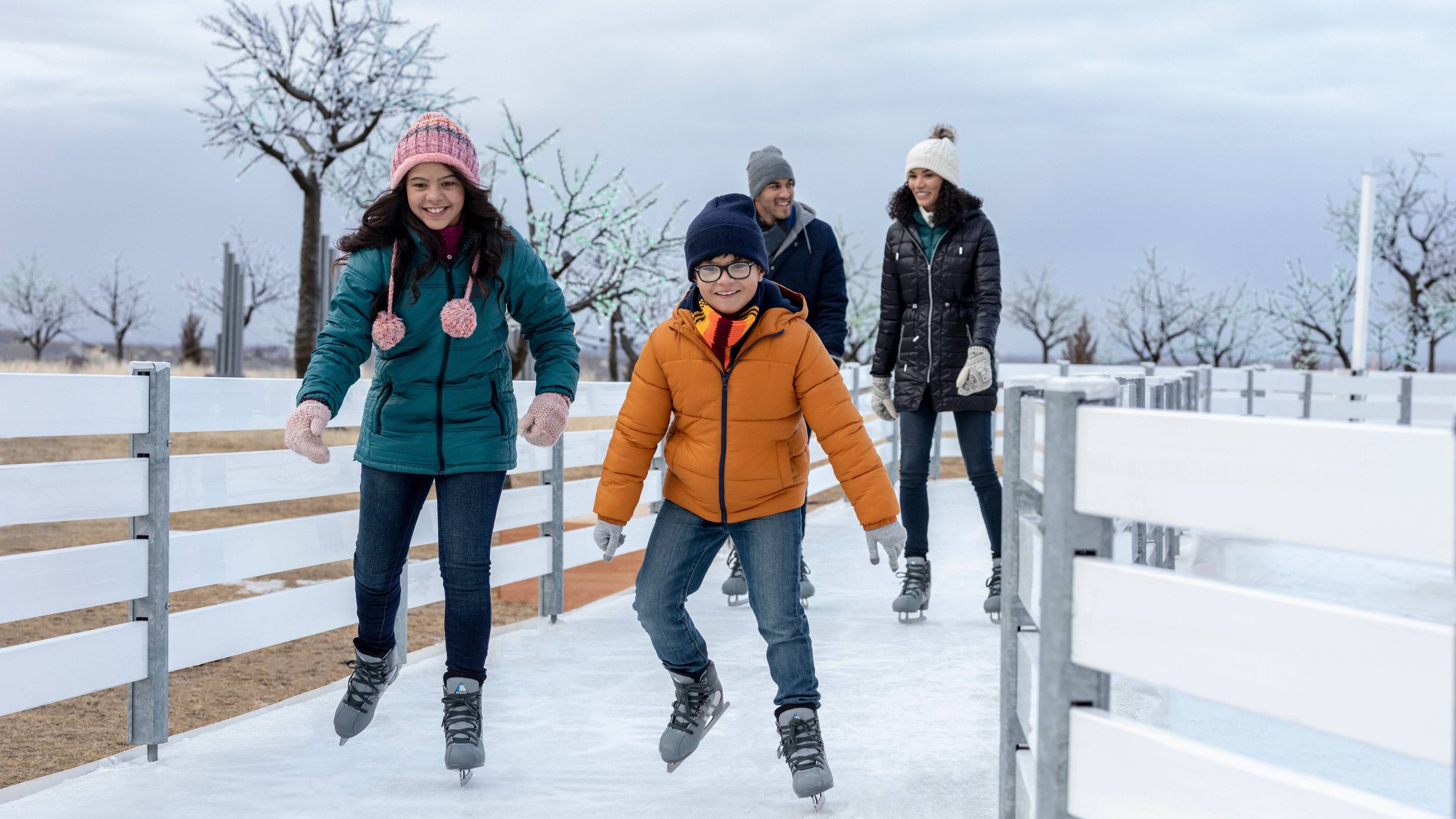 Ice skating