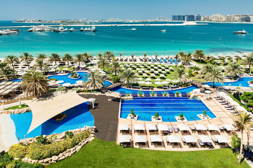 Beach and pools