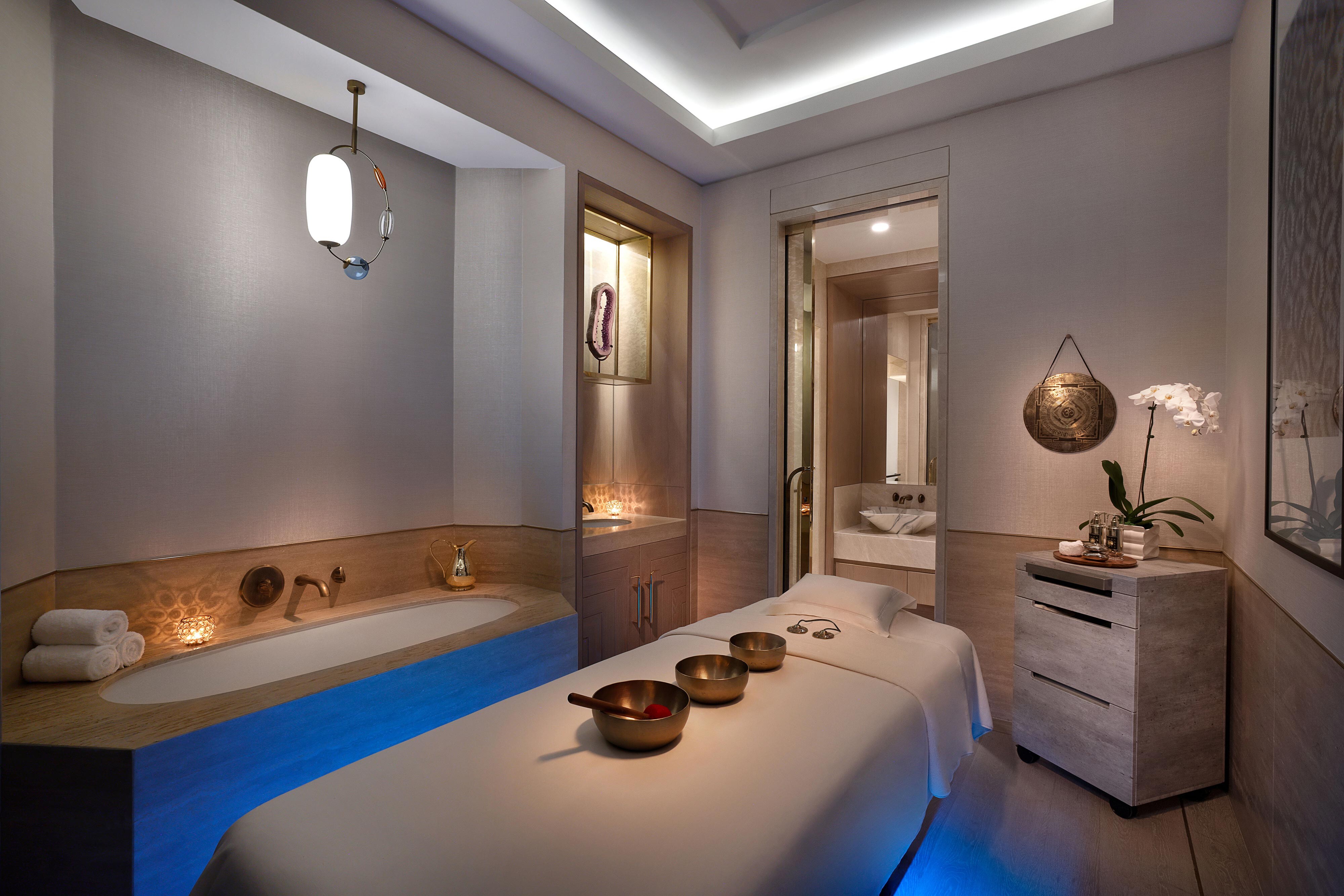 Spa treatment room