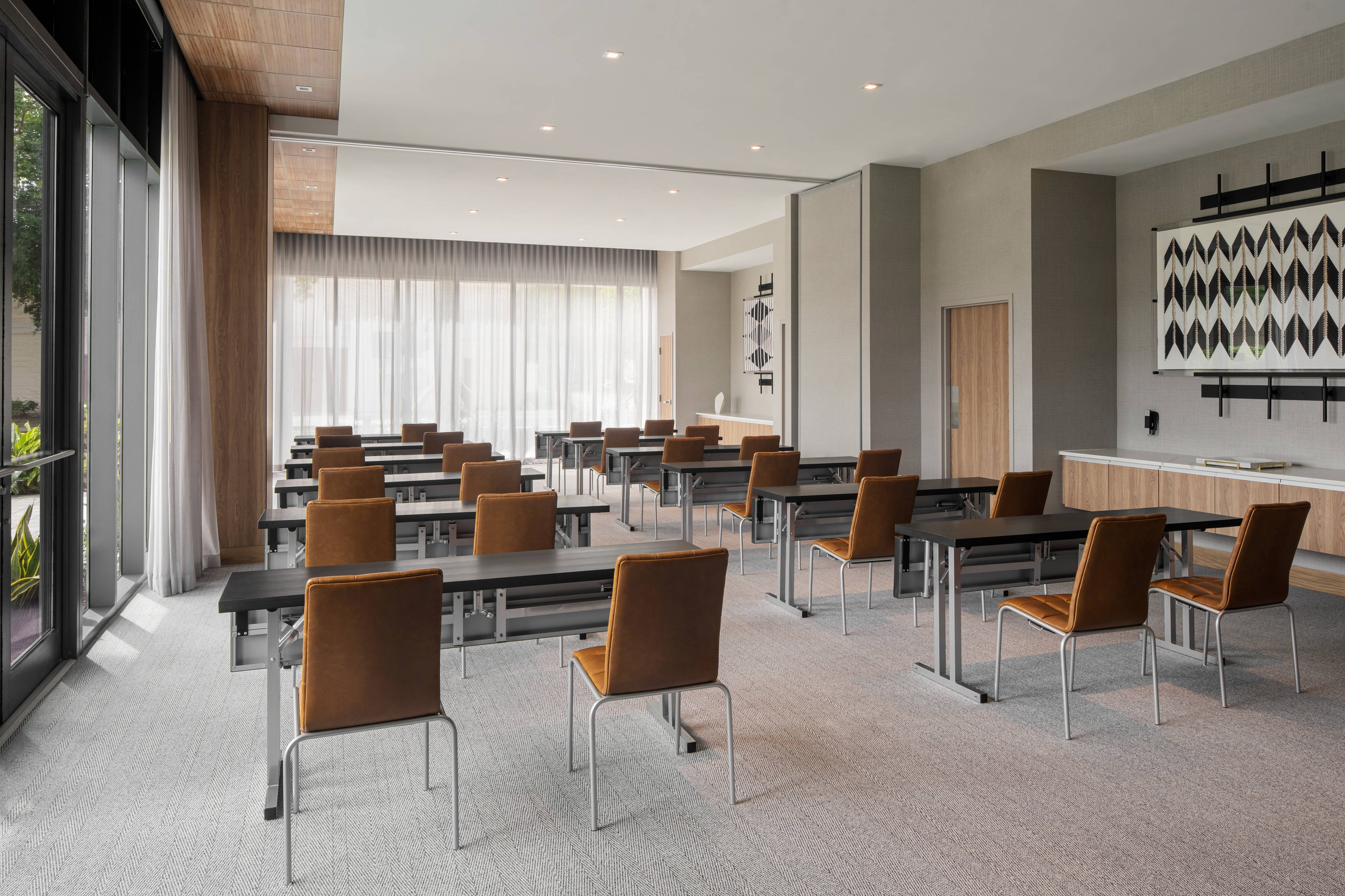 Meeting room classroom setup