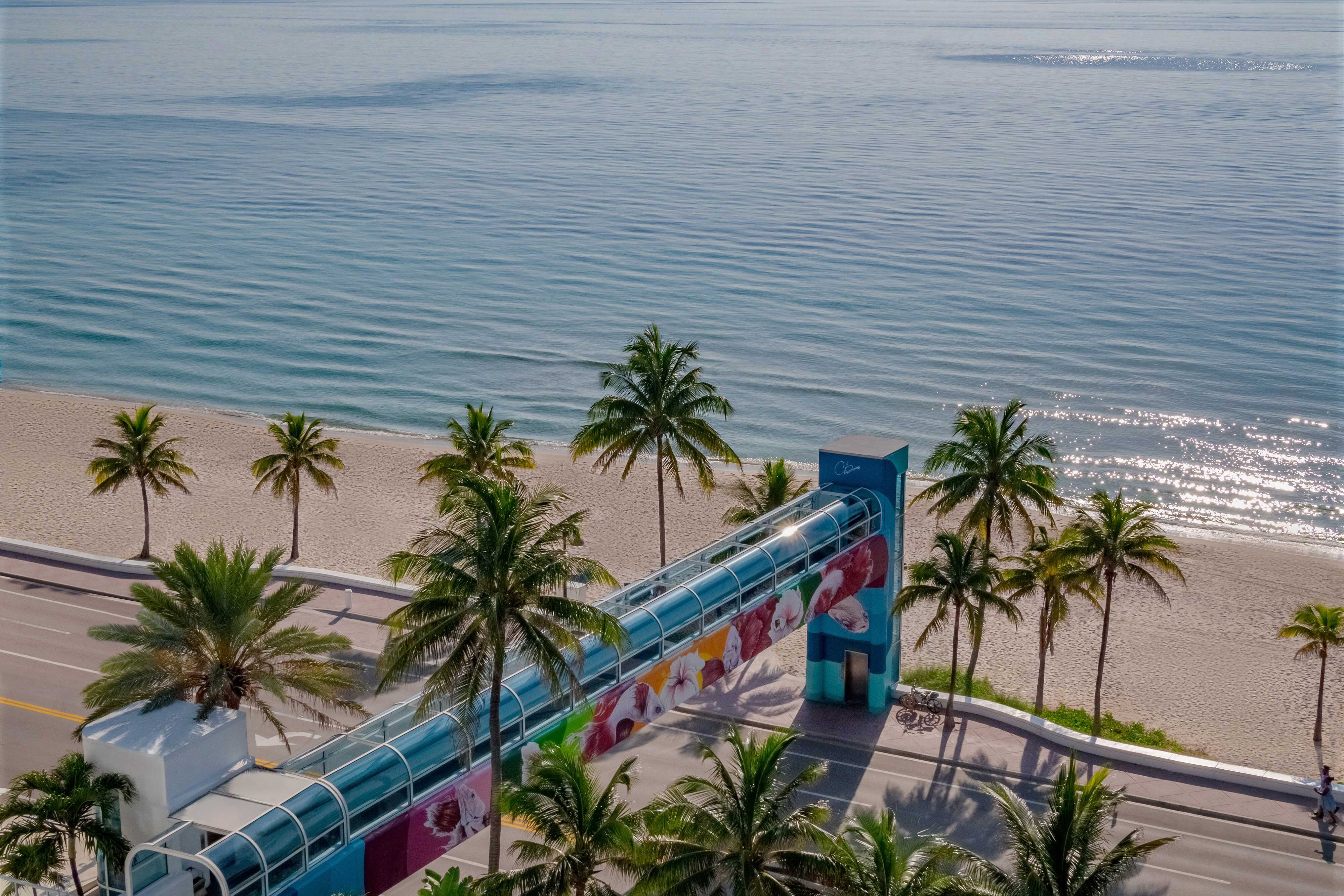 Beach skywalk