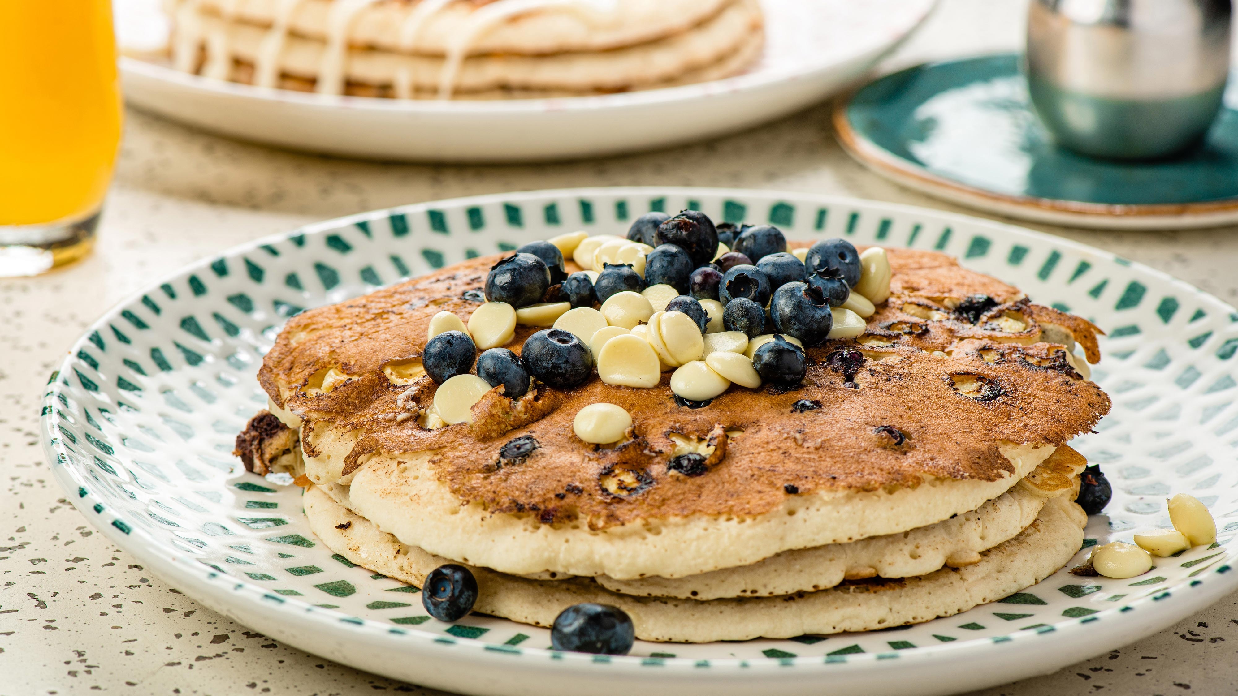 Blueberry pancakes