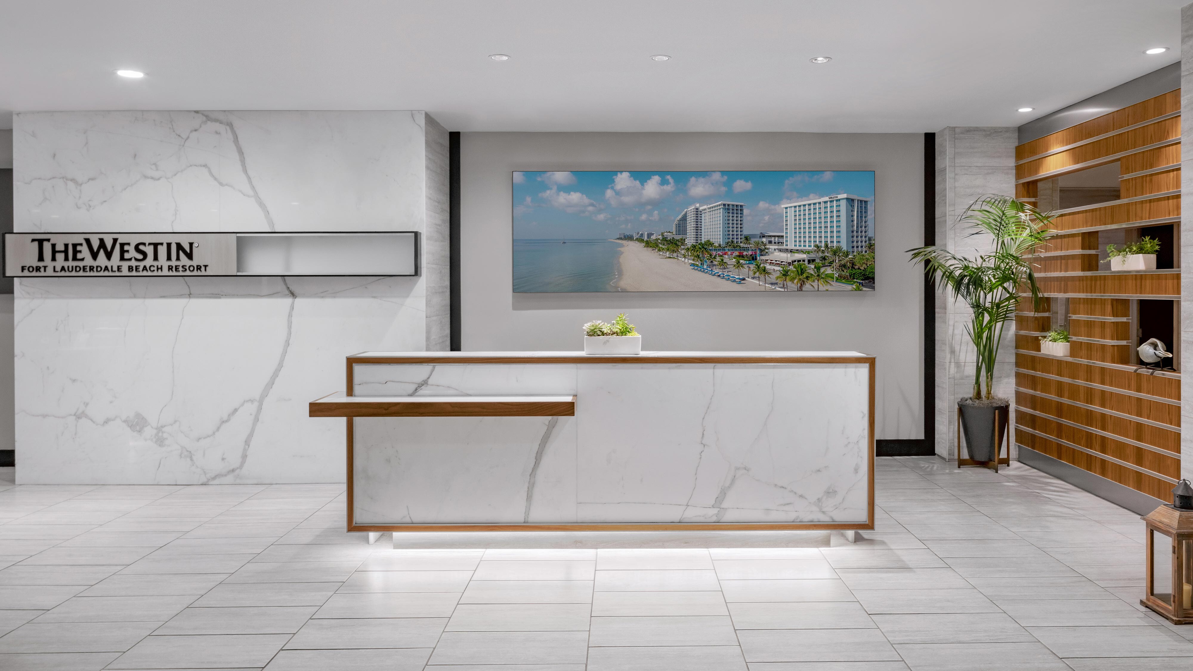 Front desk