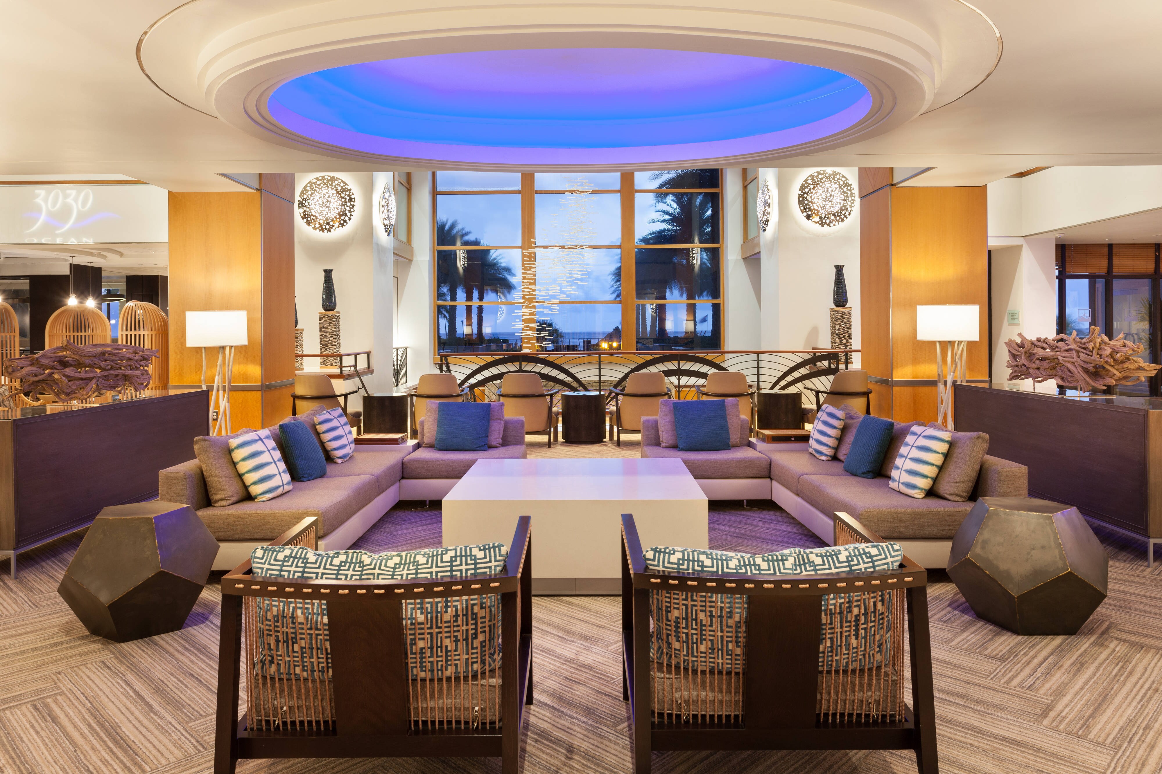 Lobby seating area