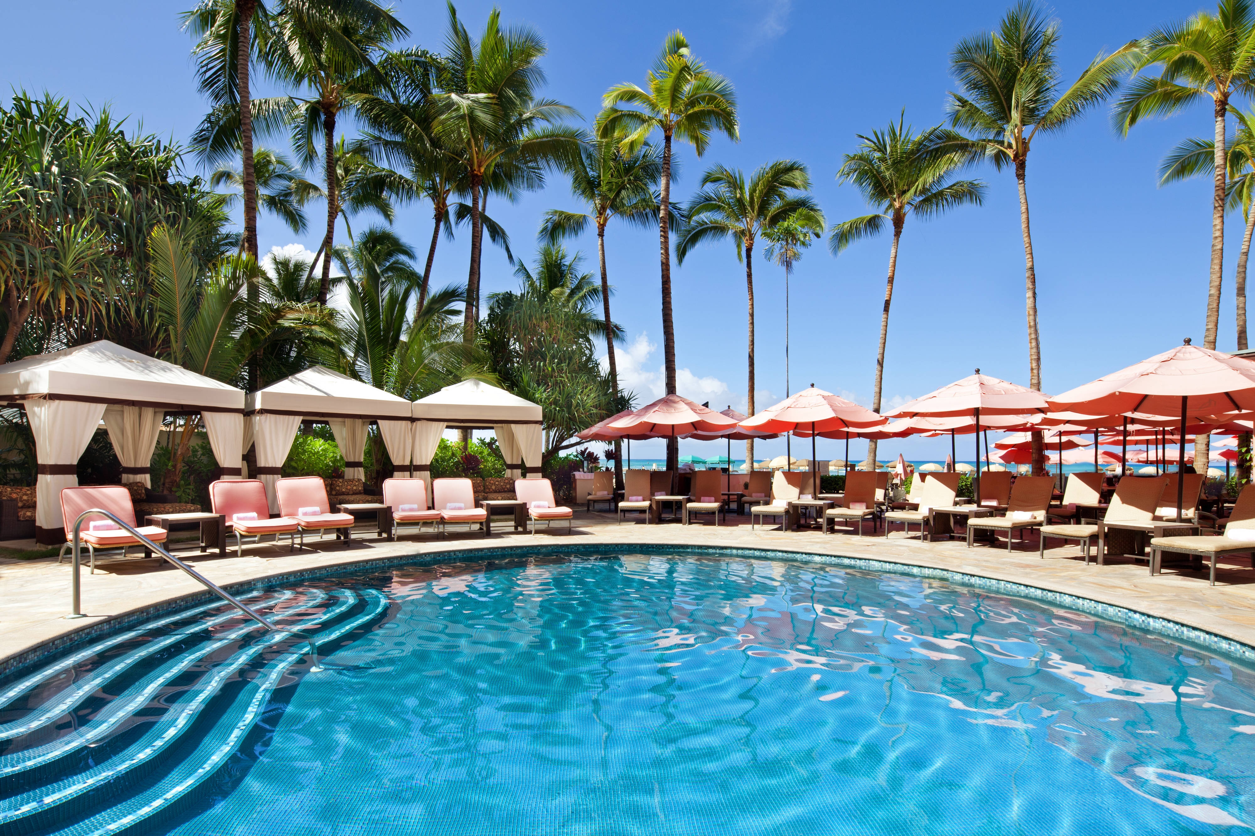 Cabanas at The Royal Hawaiian in Honolulu, Hawaii | The Luxury