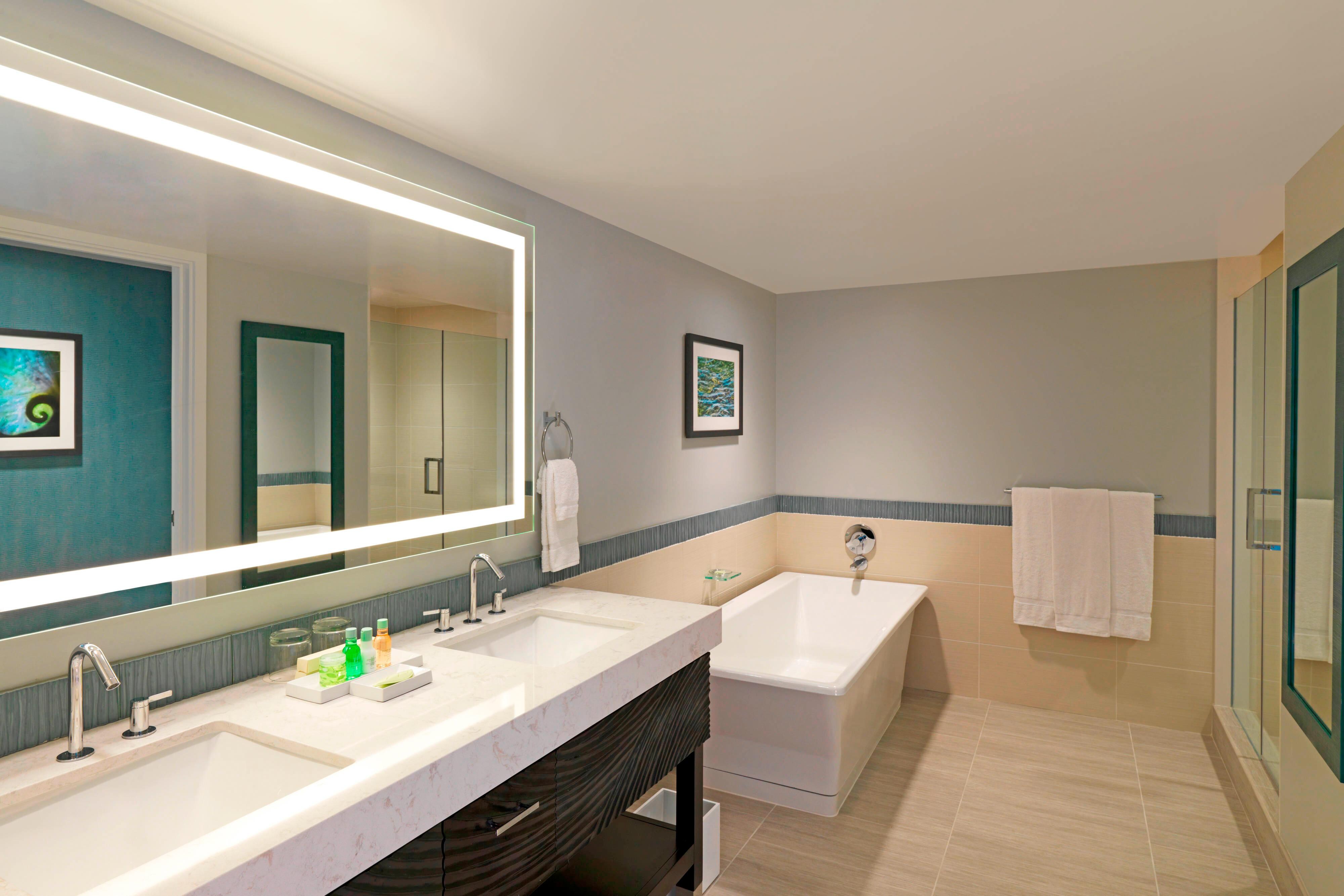 Guest suite bathroom