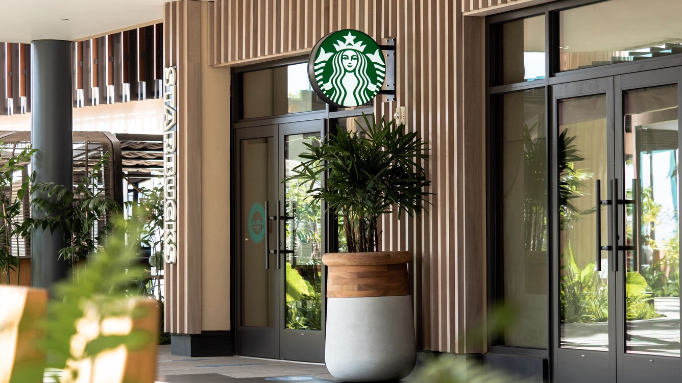 Entrance at Starbucks