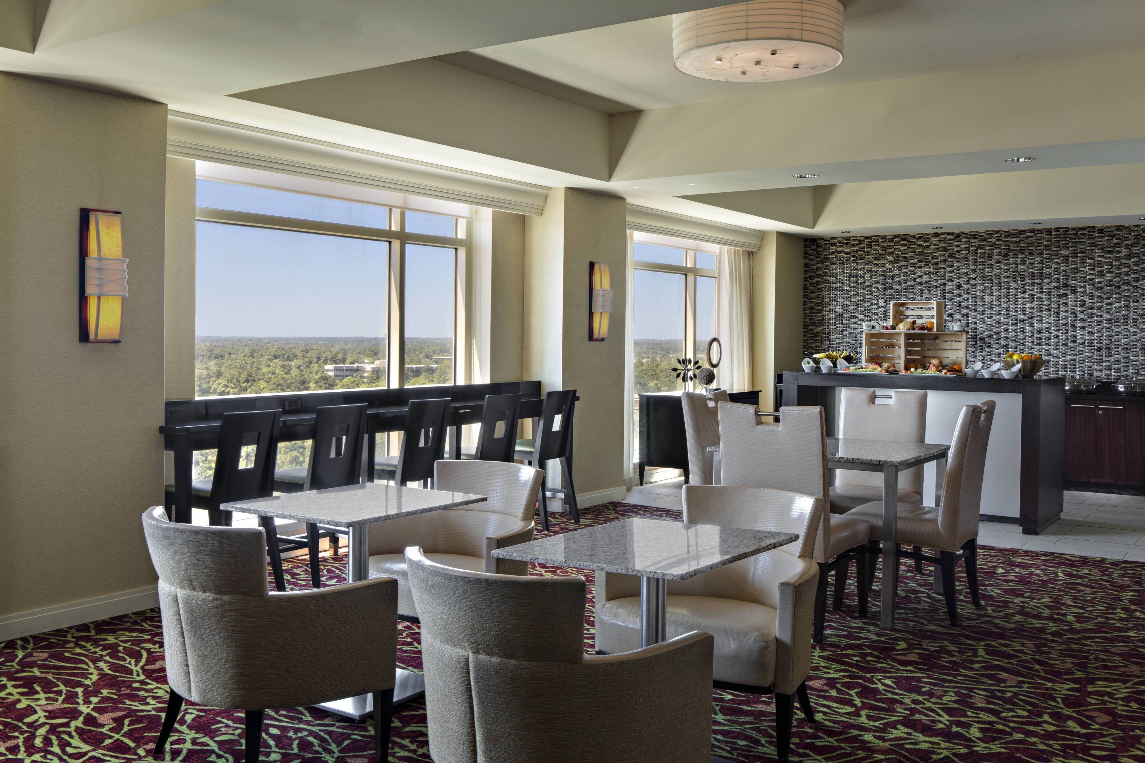Lounge seating with view