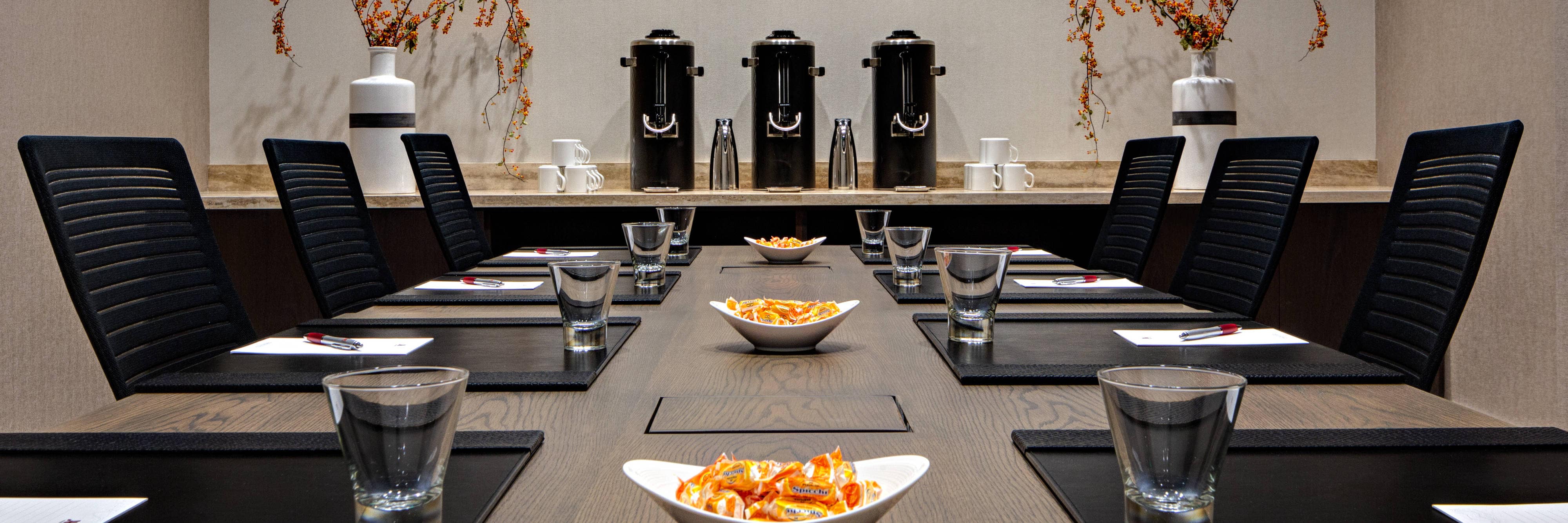 Boardroom conference set up