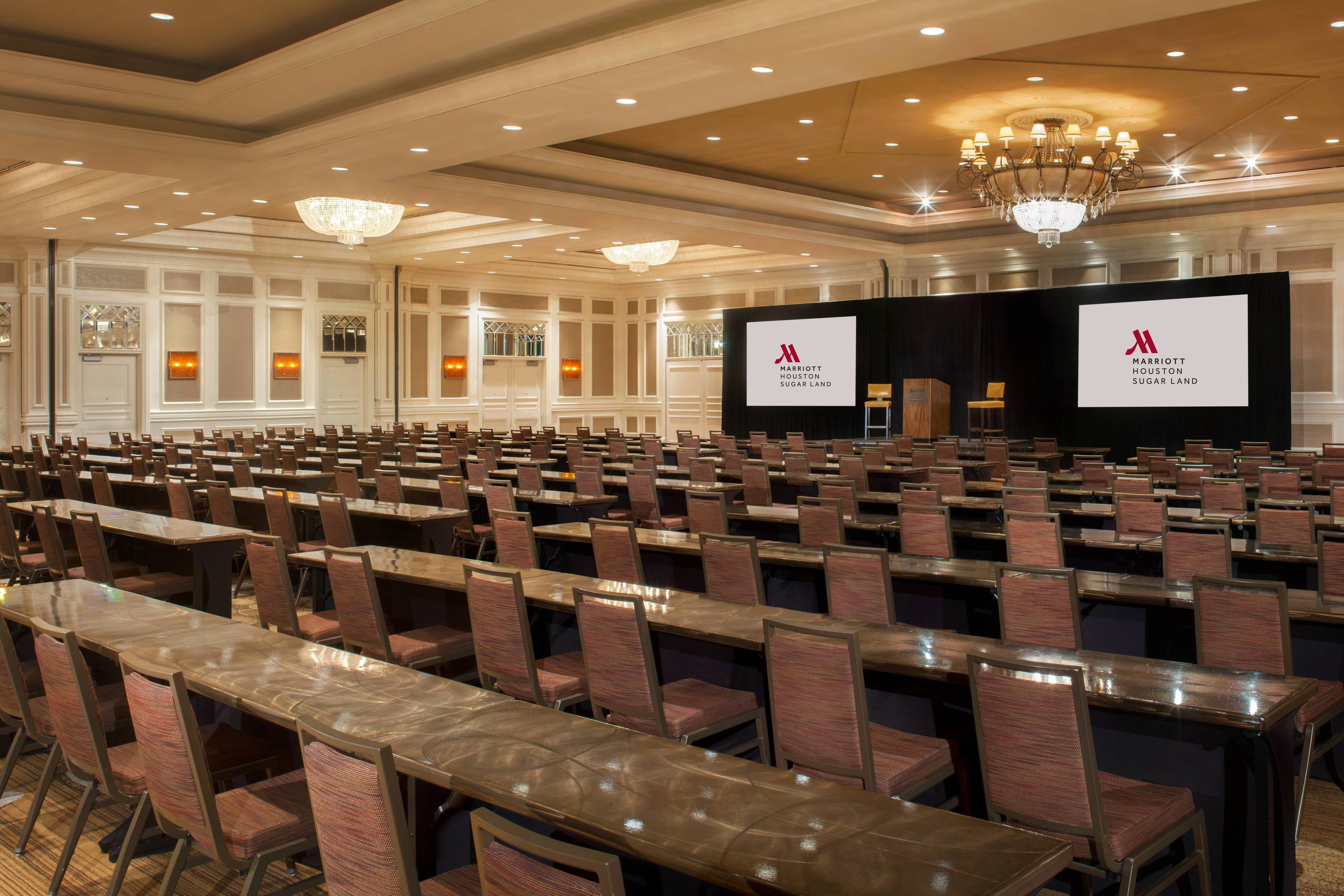 Grand Ballroom Classroom Setup