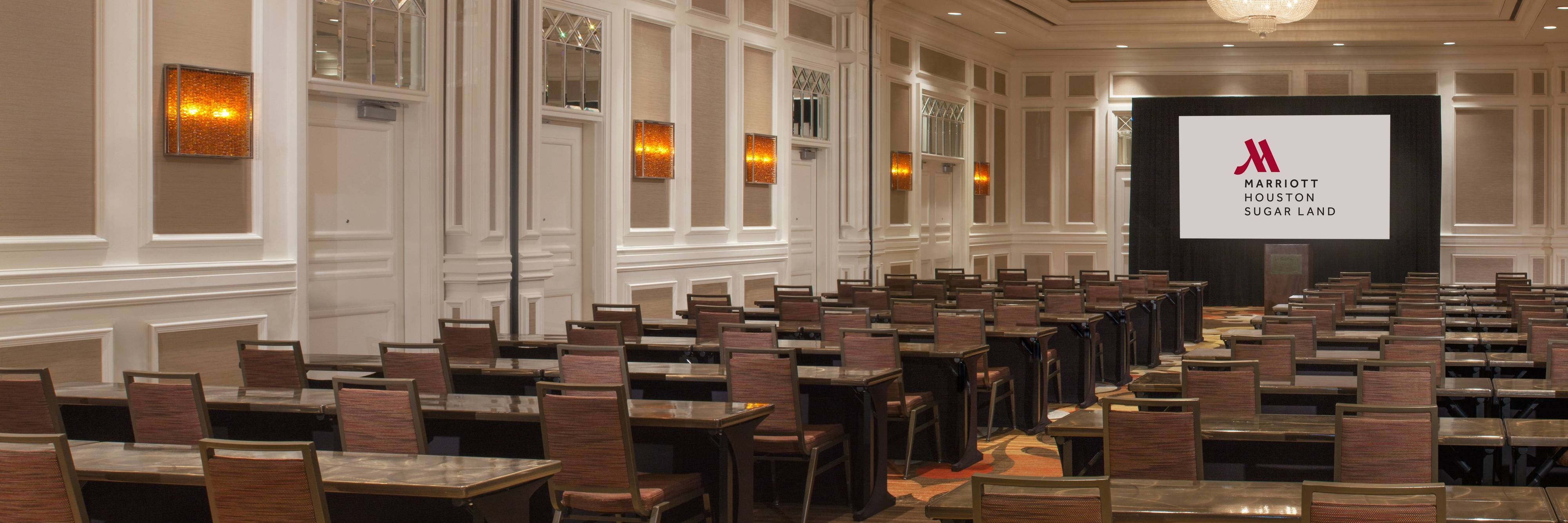 Ballroom classroom setup