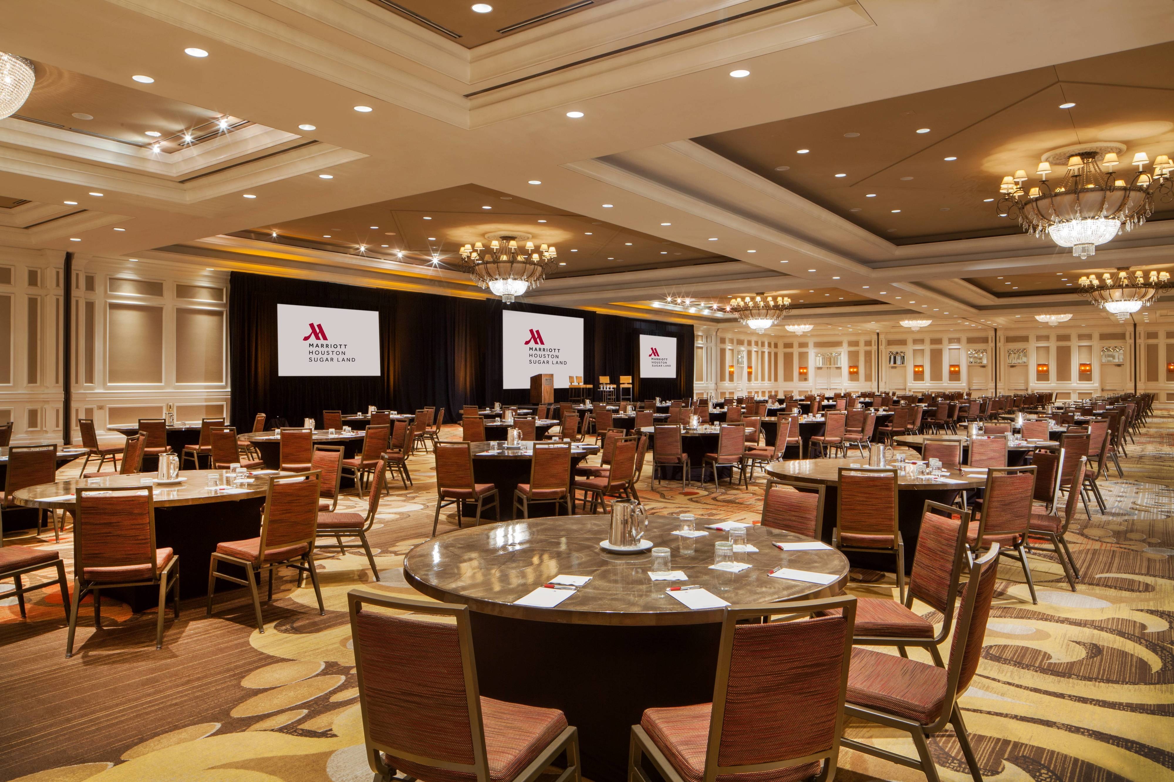 Ballroom conference setup 