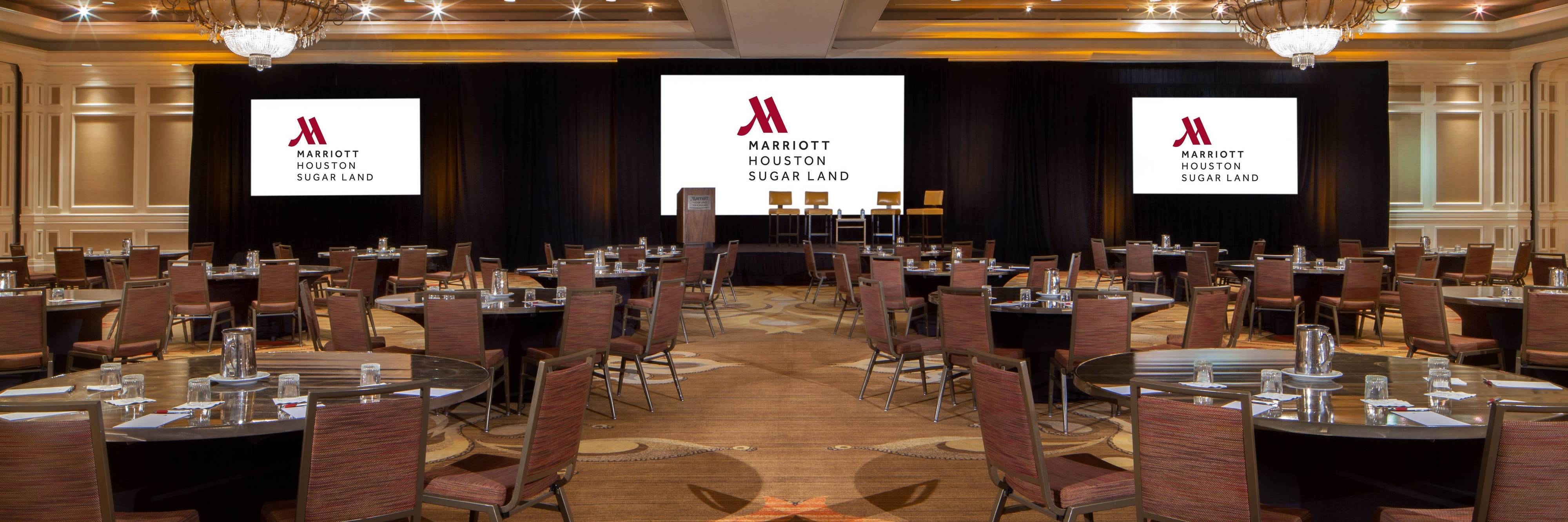 Ballroom conference setup 