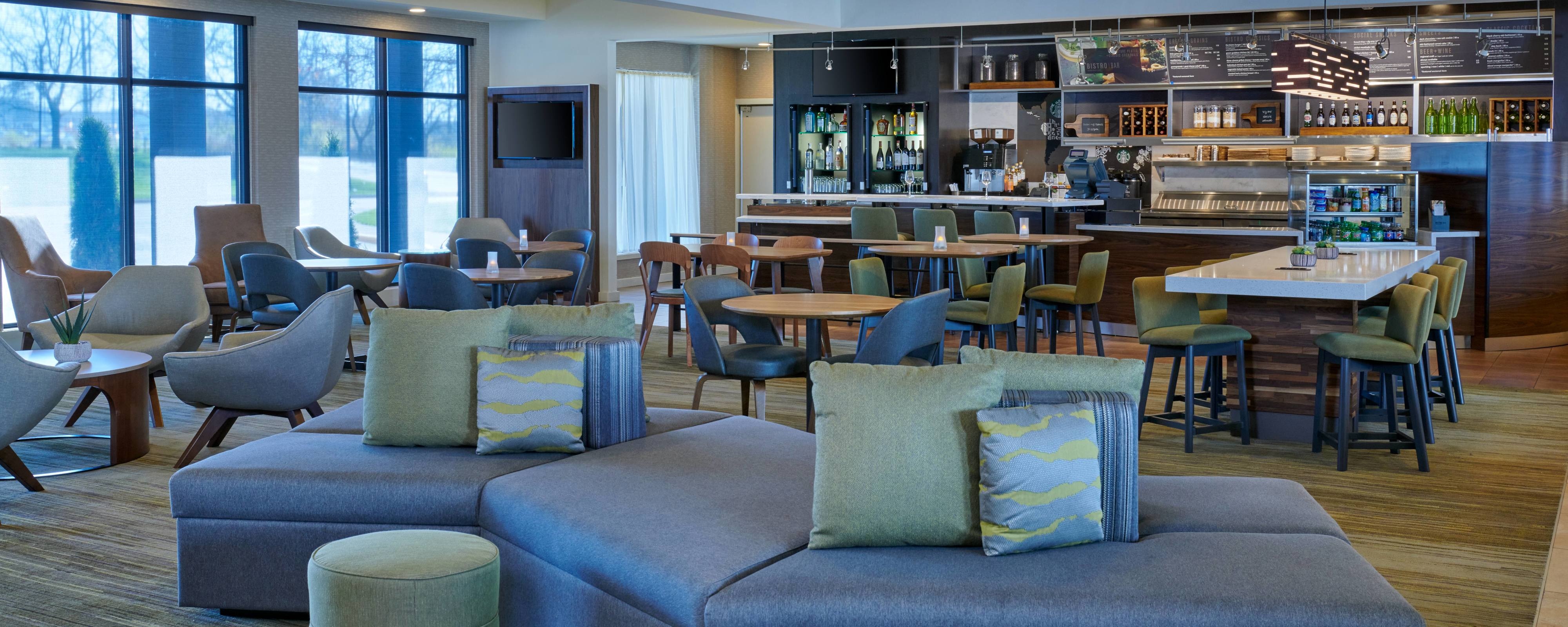 Bistro seating area
