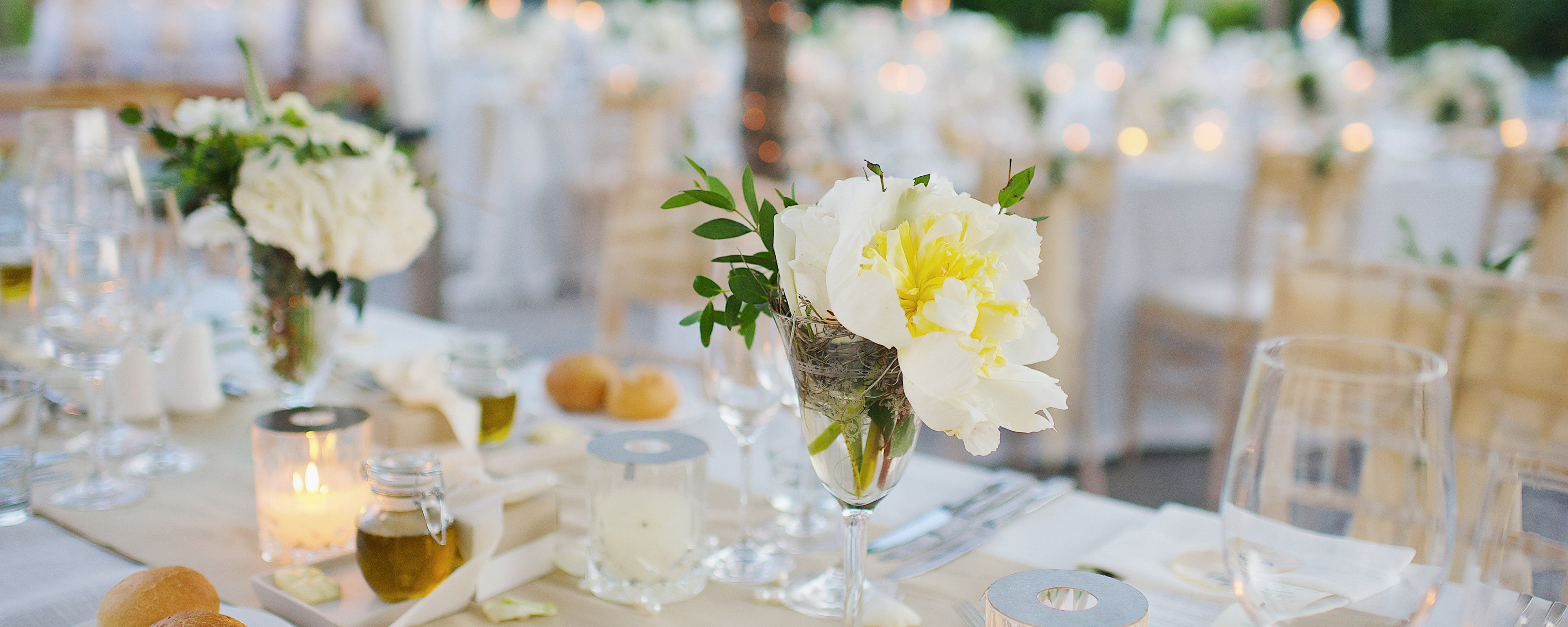 Wedding table decorations