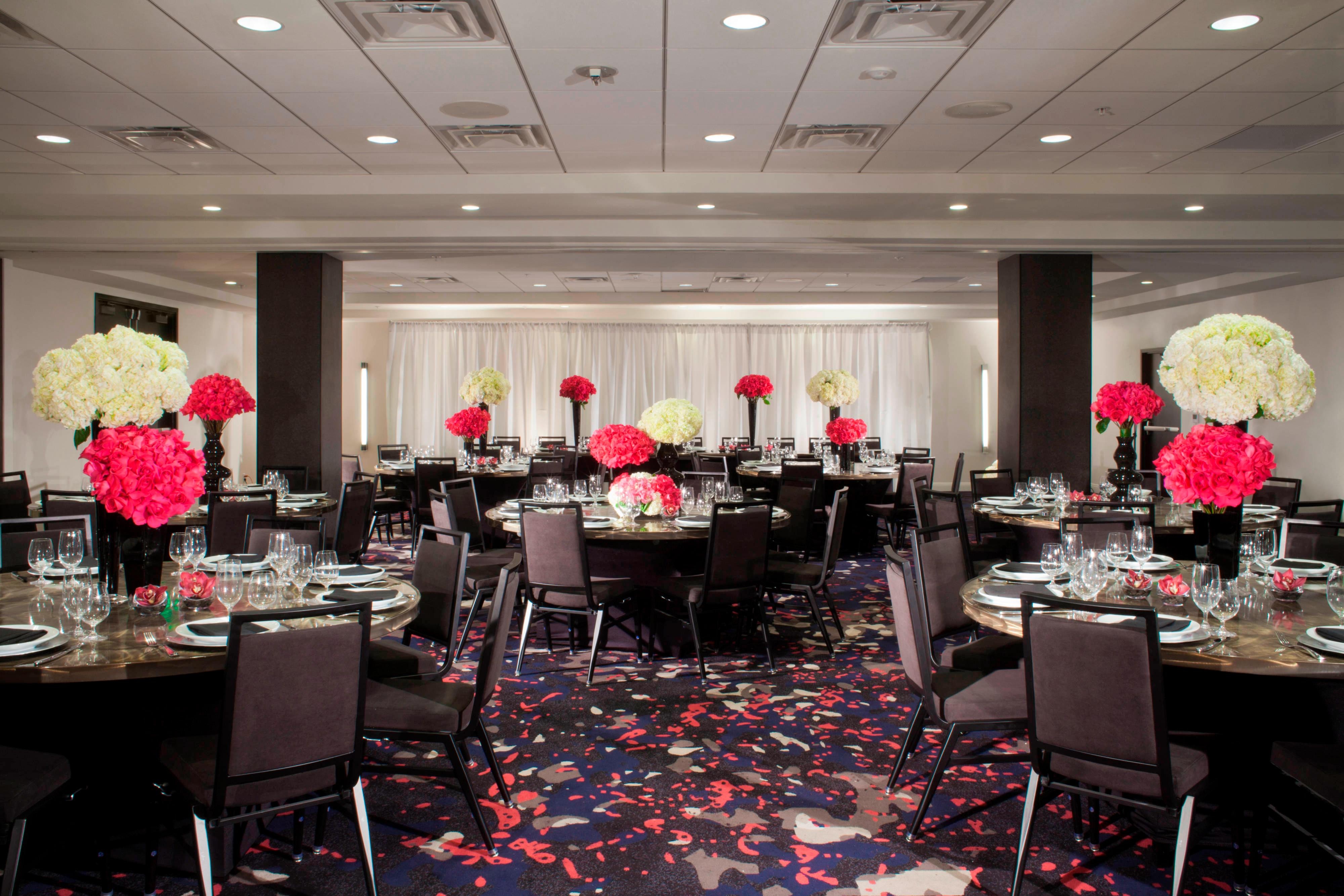 Ballroom banquet setup