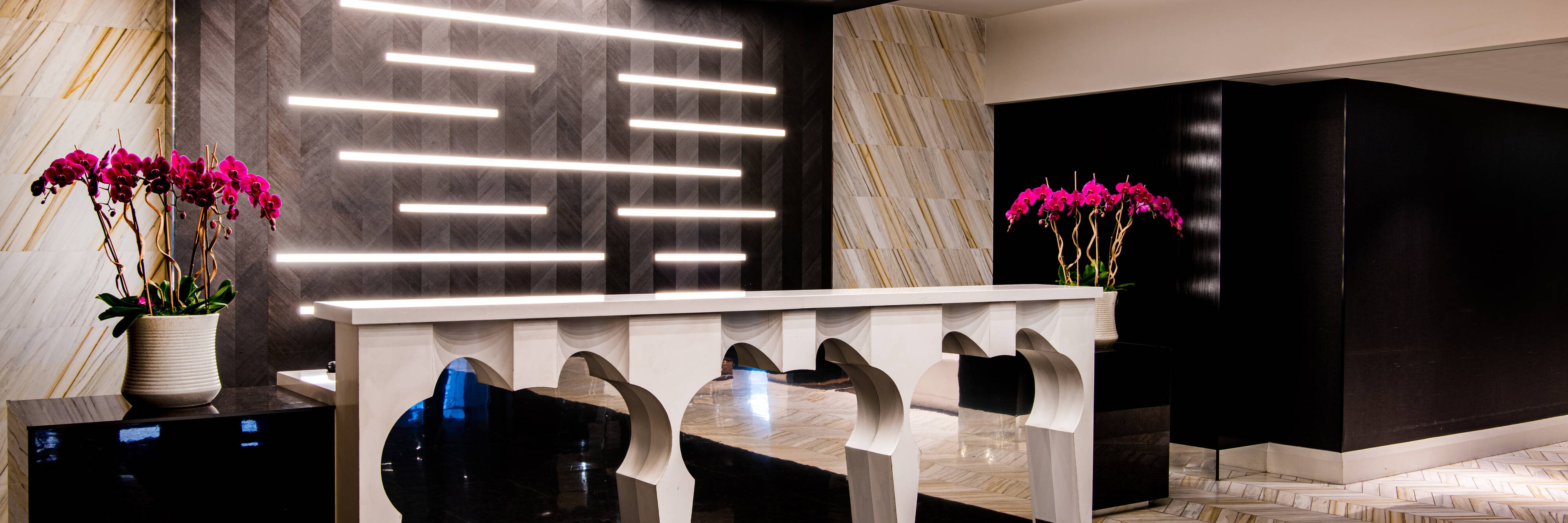 Hotel front desk