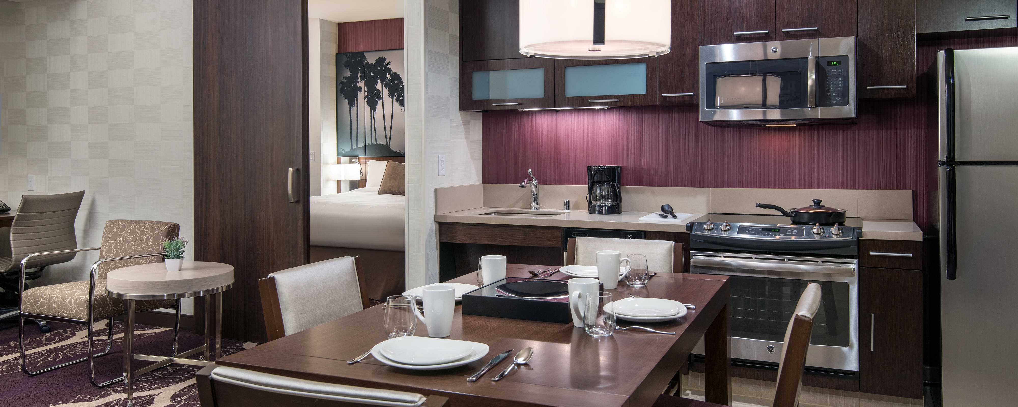 Guest room kitchen.