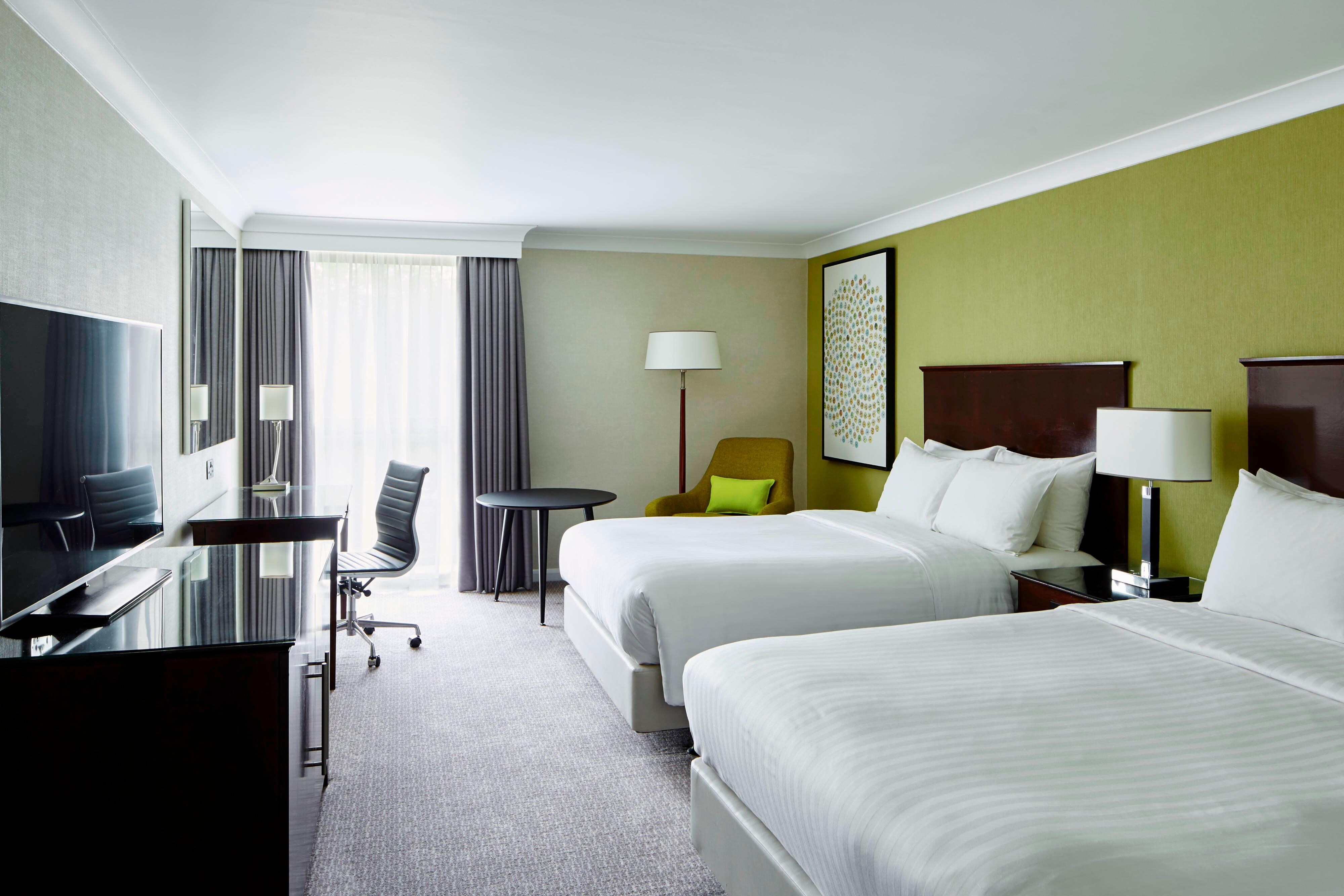 Guest room with two beds