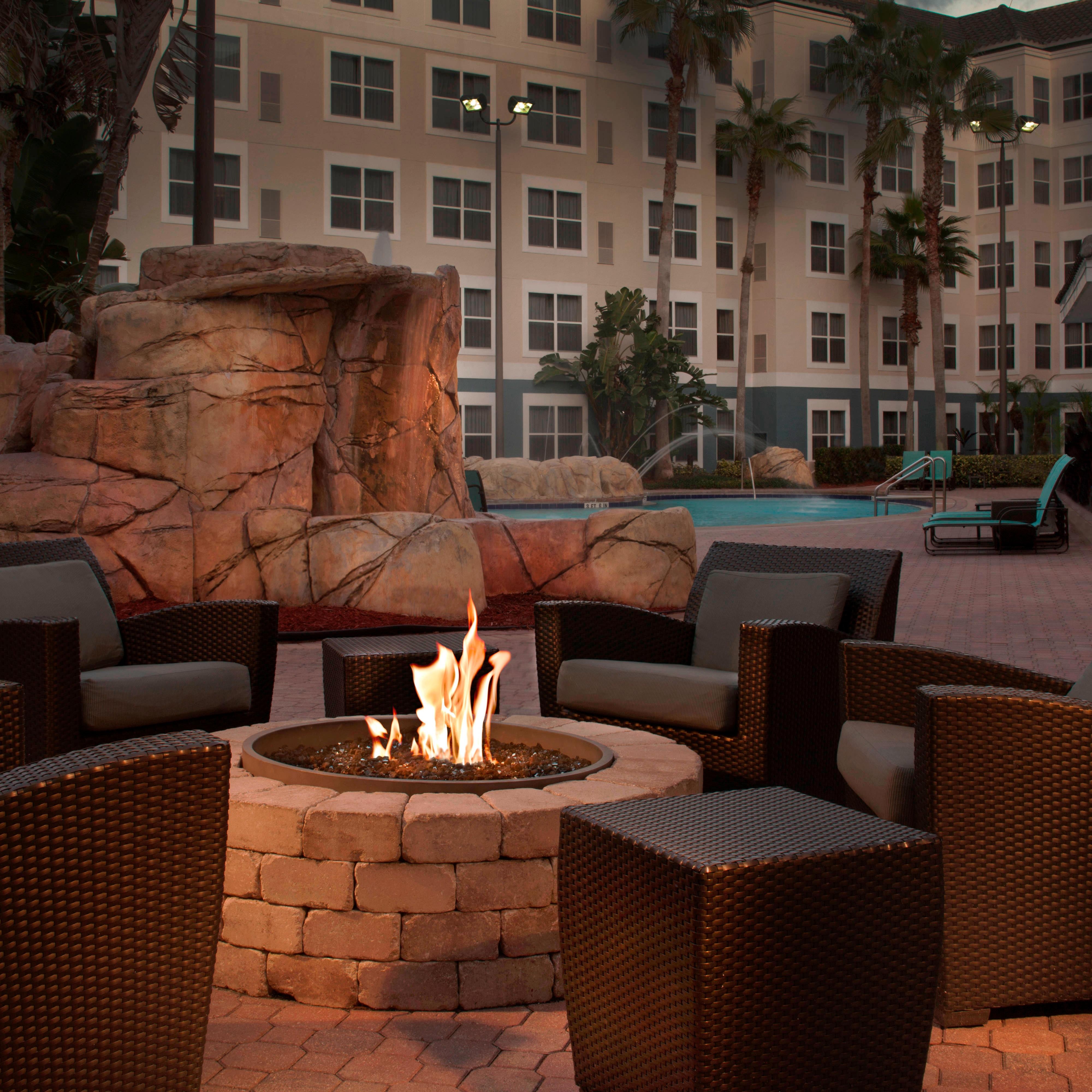 chimenea al aire libre