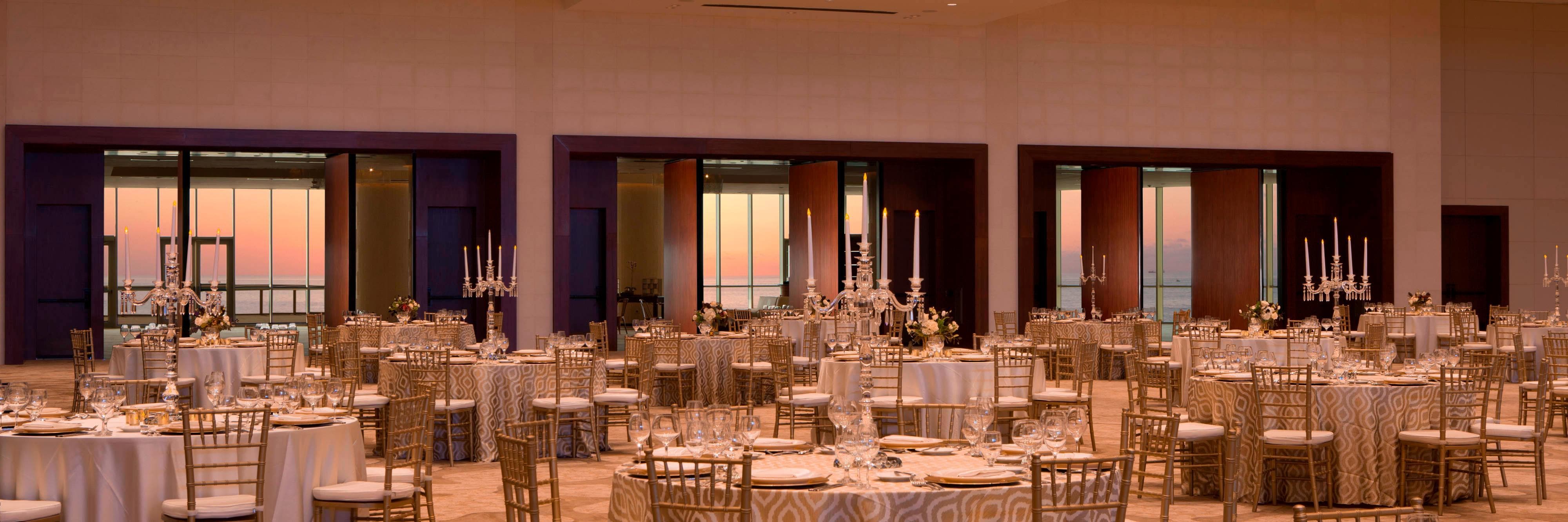 Ballroom reception details